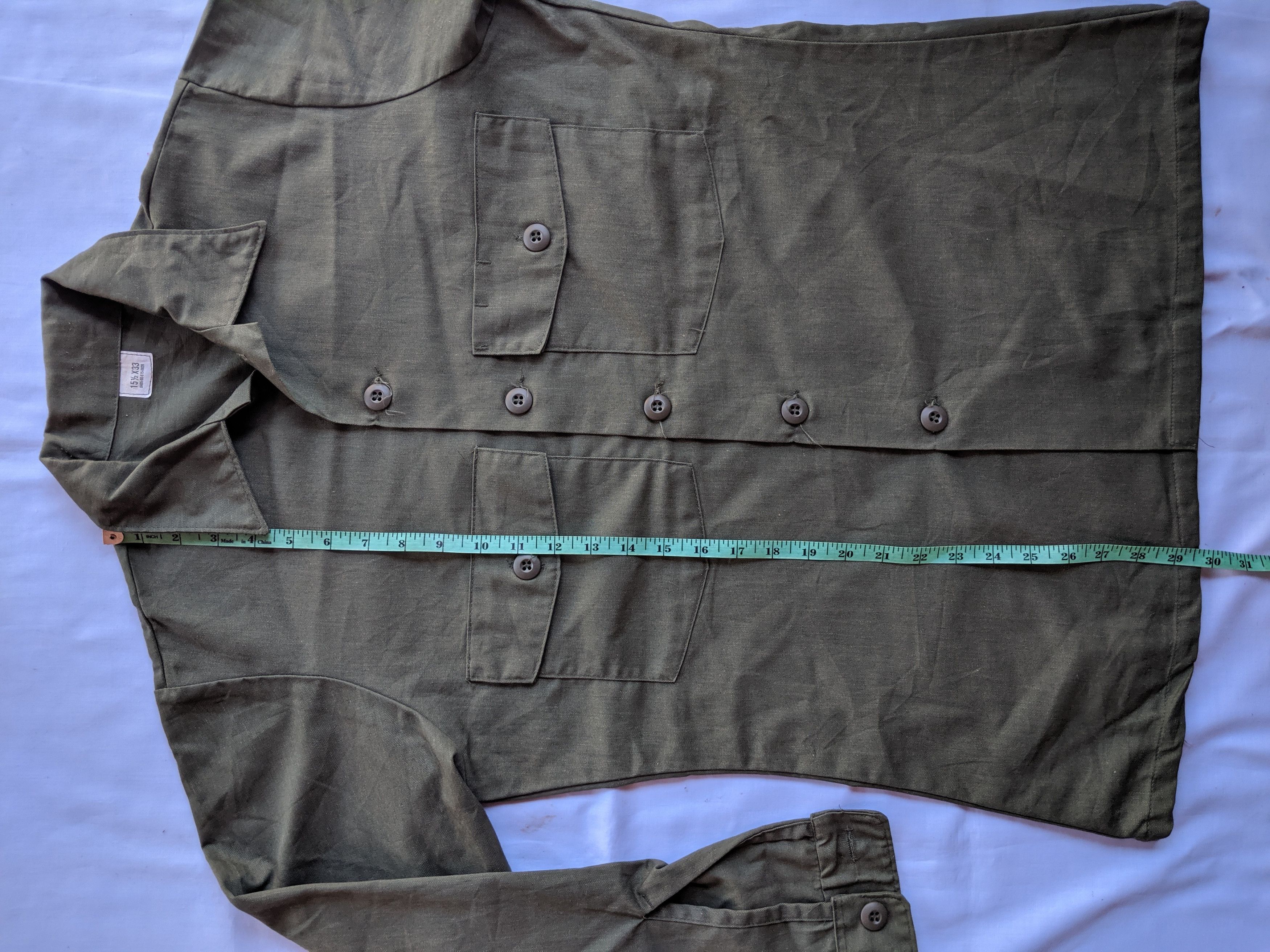 Vintage Vintage 80s Army jacket utility double pocket nos condition Size US M / EU 48-50 / 2 - 6 Thumbnail
