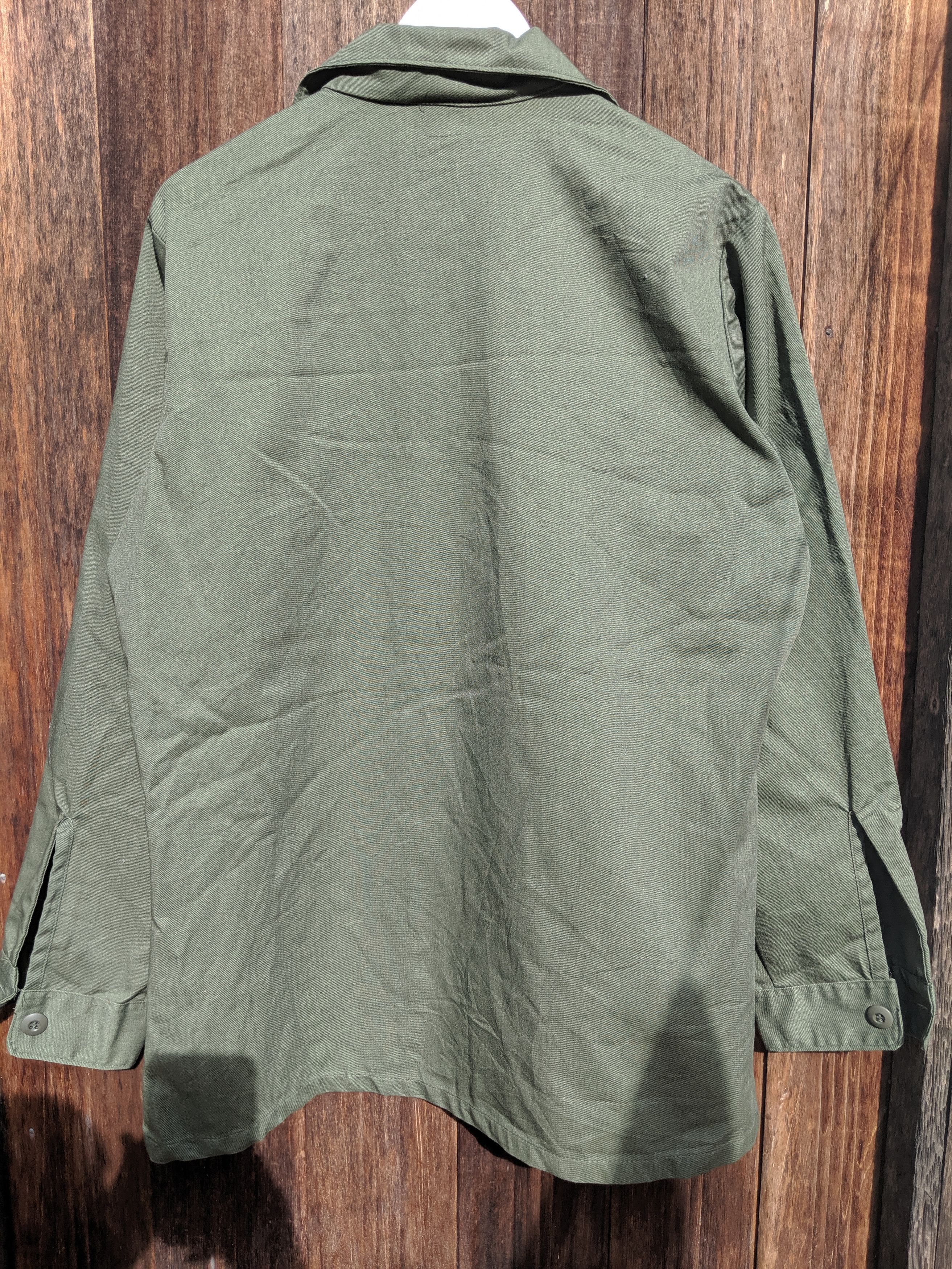 Vintage Vintage 80s Army jacket utility double pocket nos condition Size US M / EU 48-50 / 2 - 2 Thumbnail
