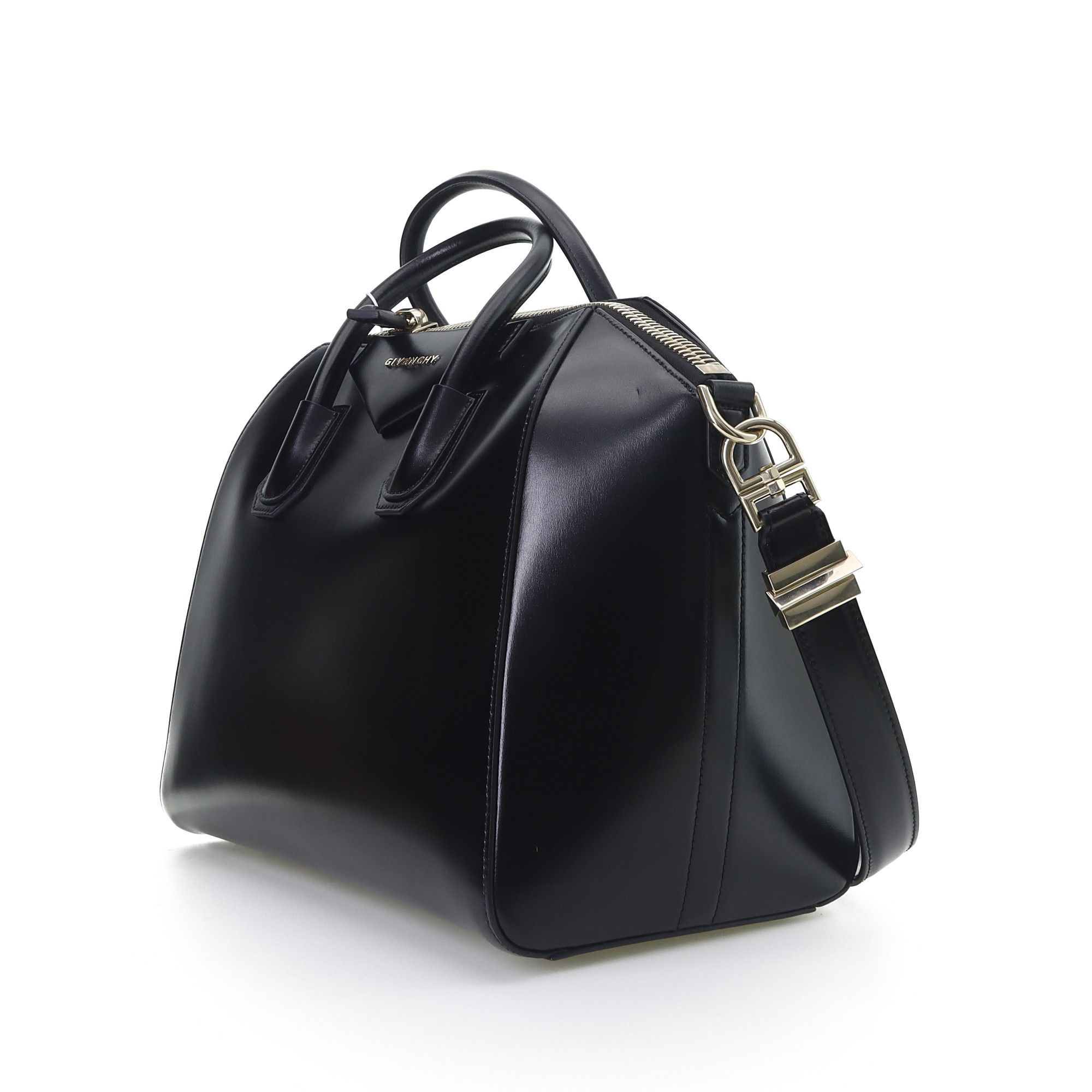 Givenchy Givenchy Antigona Black Leather Handbag Size ONE SIZE - 2 Thumbnail