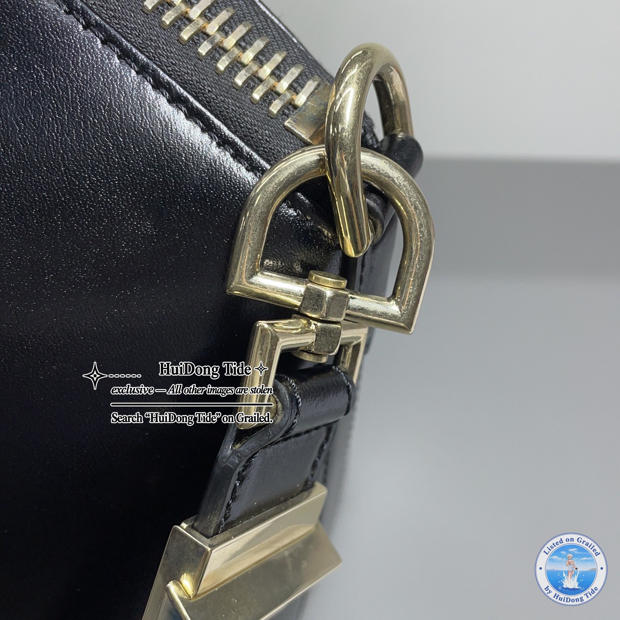 Givenchy Givenchy Antigona Black Leather Handbag Size ONE SIZE - 11 Thumbnail