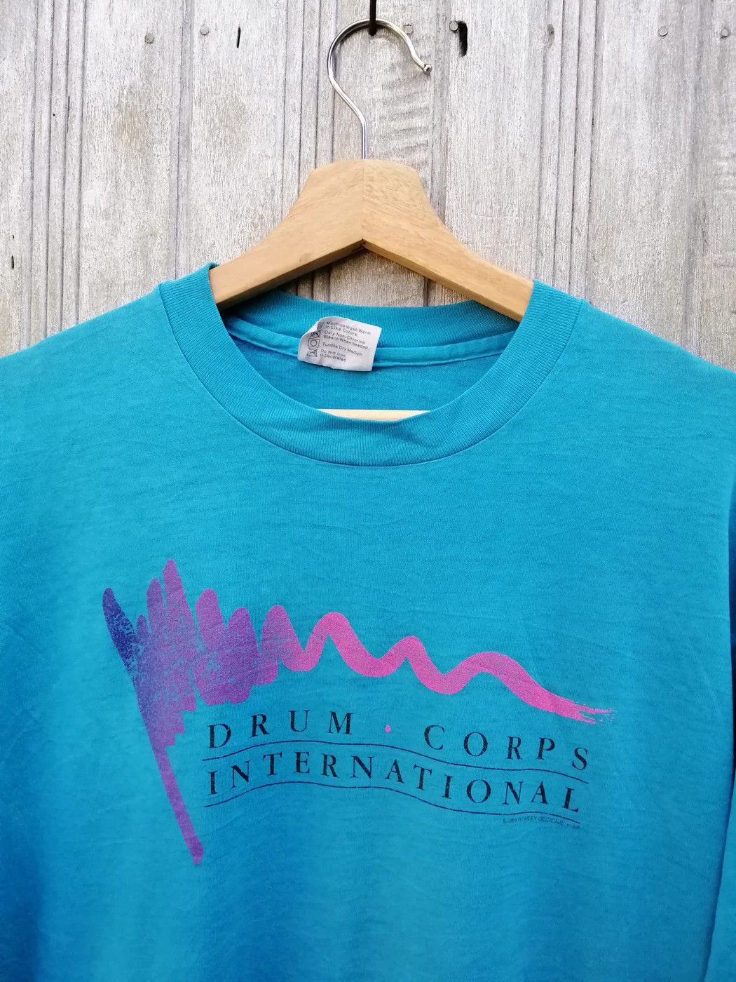 Vintage Vintage 80s Drum Corps International Tshirt Size US M / EU 48-50 / 2 - 1 Thumbnail