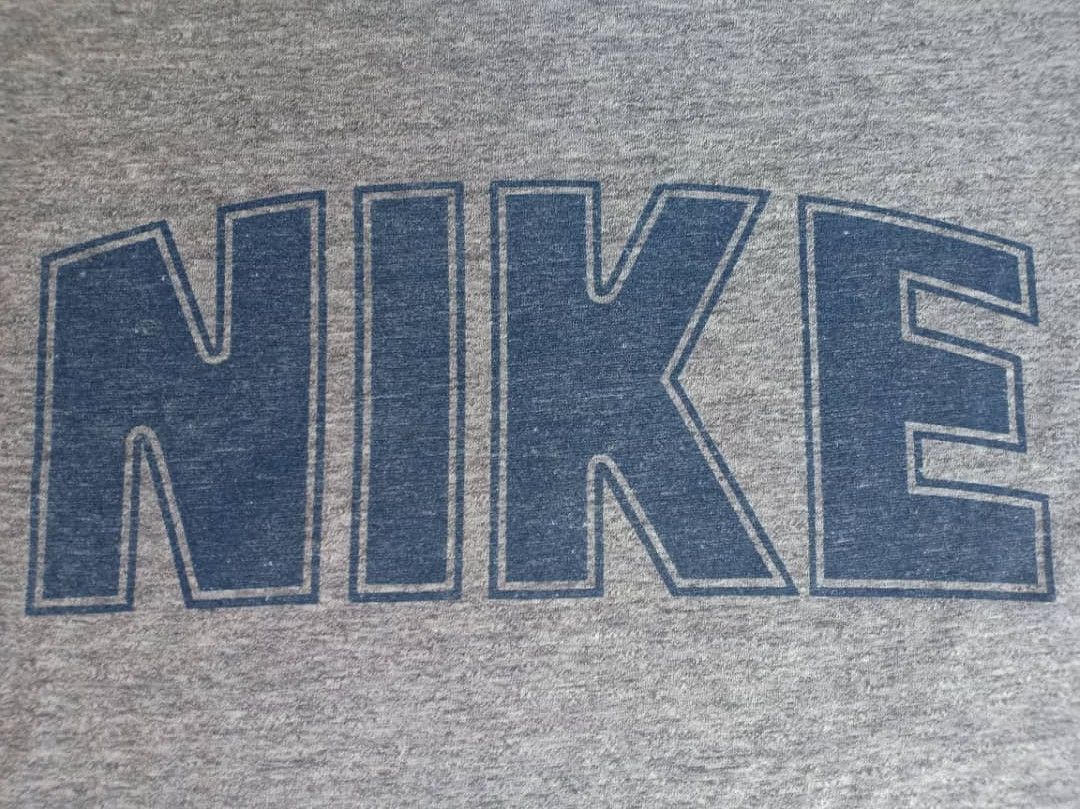 Nike × Vintage Vintage Nike Blue Tag T-Shirt Block Rayon Swoosh Nike2 Size US L / EU 52-54 / 3 - 4 Thumbnail