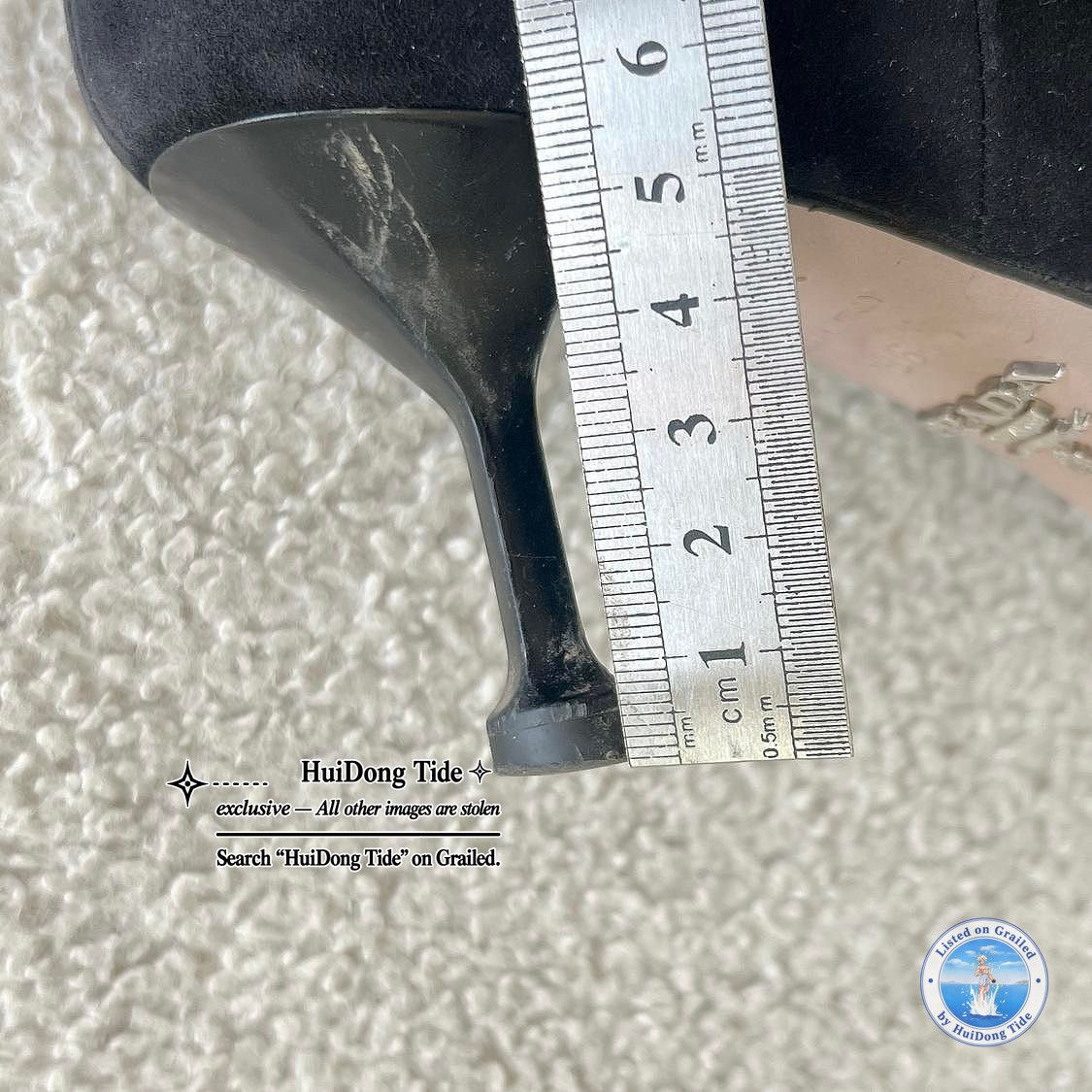 Prada Prada Suede Pointed Toe Kitten Heel Boots Size 36 Size US 6 / IT 36 - 9 Thumbnail