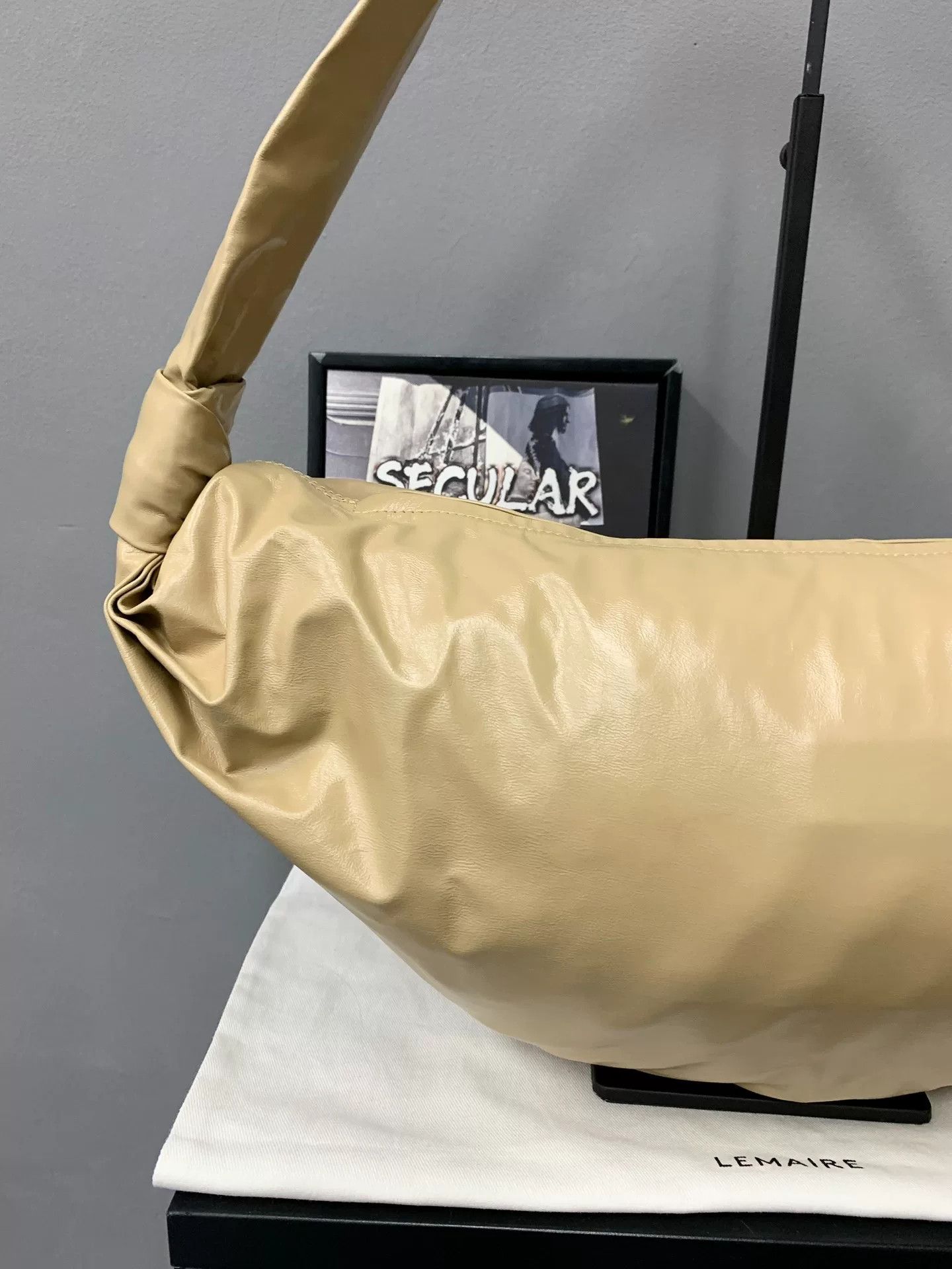 Lemaire Lemaire Paper Leather Crossiant Bag Size ONE SIZE - 7 Thumbnail