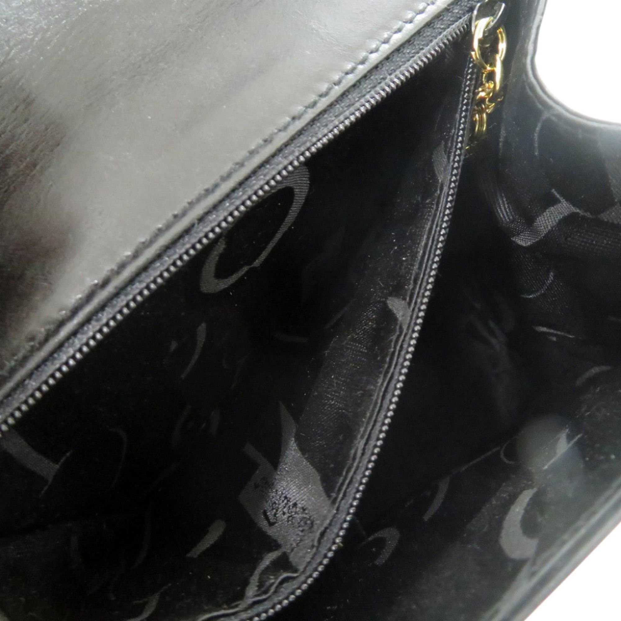 Salvatore Ferragamo Salvatore Ferragamo One-Handle Vara Ribbon L21 5301 Leather Black Handbag 0379Salvatore Size ONE SIZE - 7 Thumbnail
