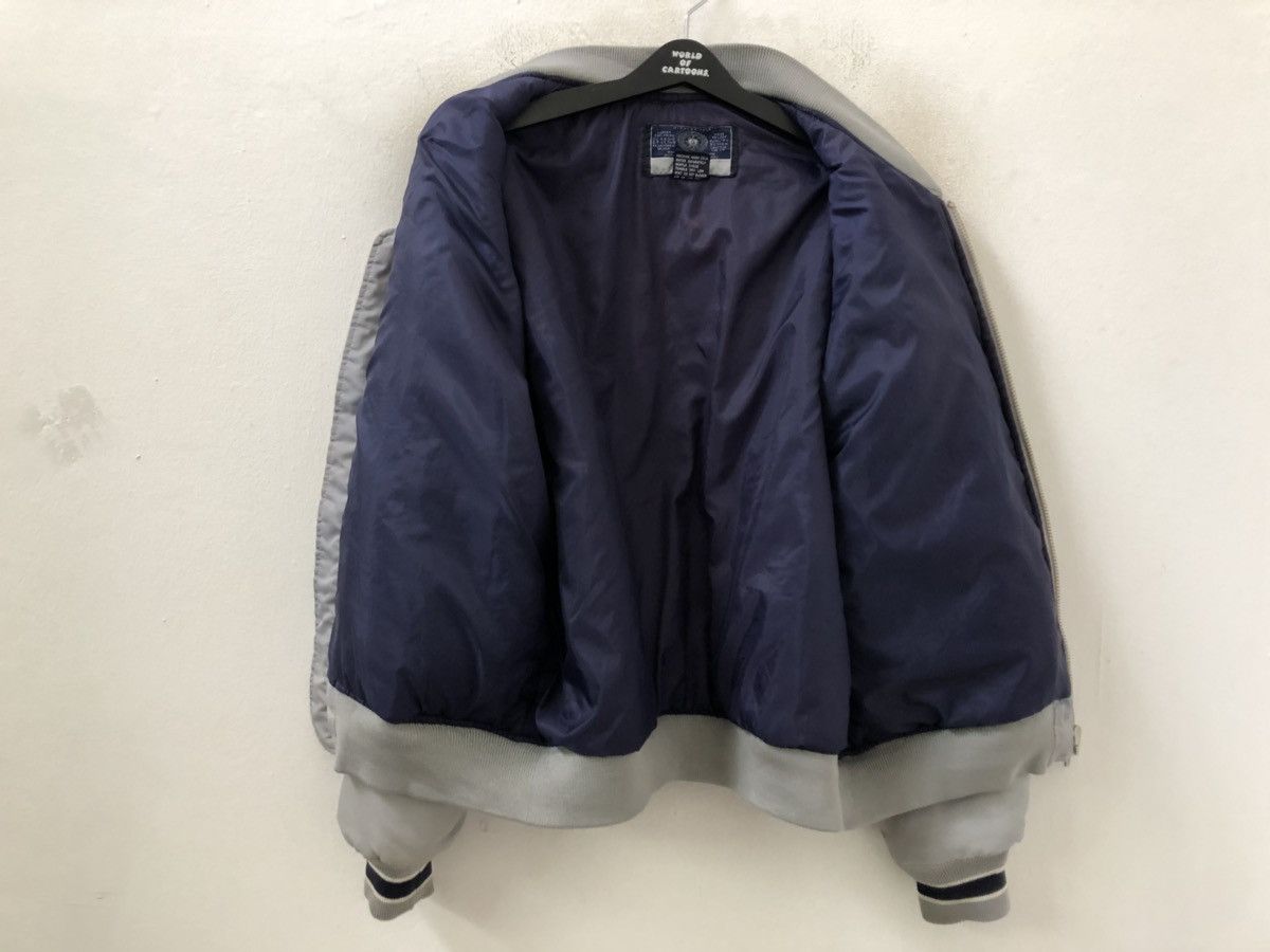 Gap × Vintage The Iconic Vintage Gap 90s Spellout Bomber Jacket Size US L / EU 52-54 / 3 - 8 Thumbnail