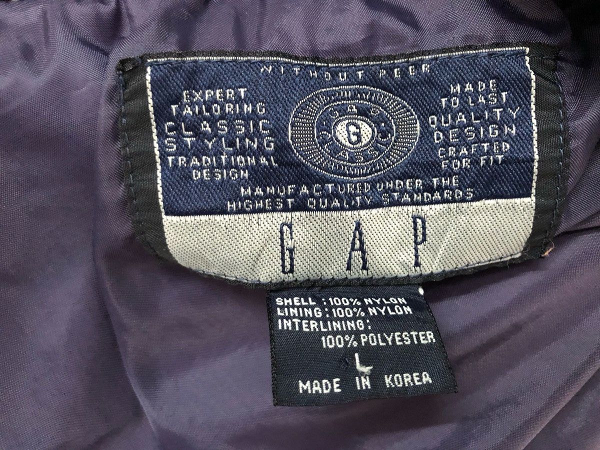 Gap × Vintage The Iconic Vintage Gap 90s Spellout Bomber Jacket Size US L / EU 52-54 / 3 - 10 Thumbnail