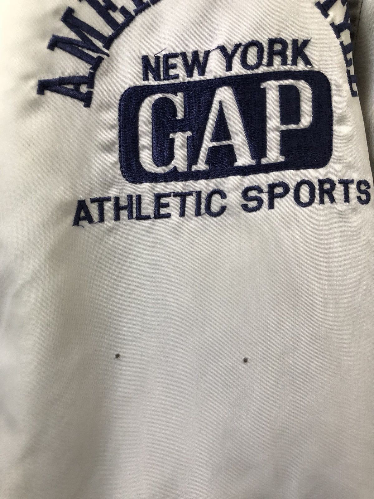 Gap × Vintage The Iconic Vintage Gap 90s Spellout Bomber Jacket Size US L / EU 52-54 / 3 - 6 Thumbnail