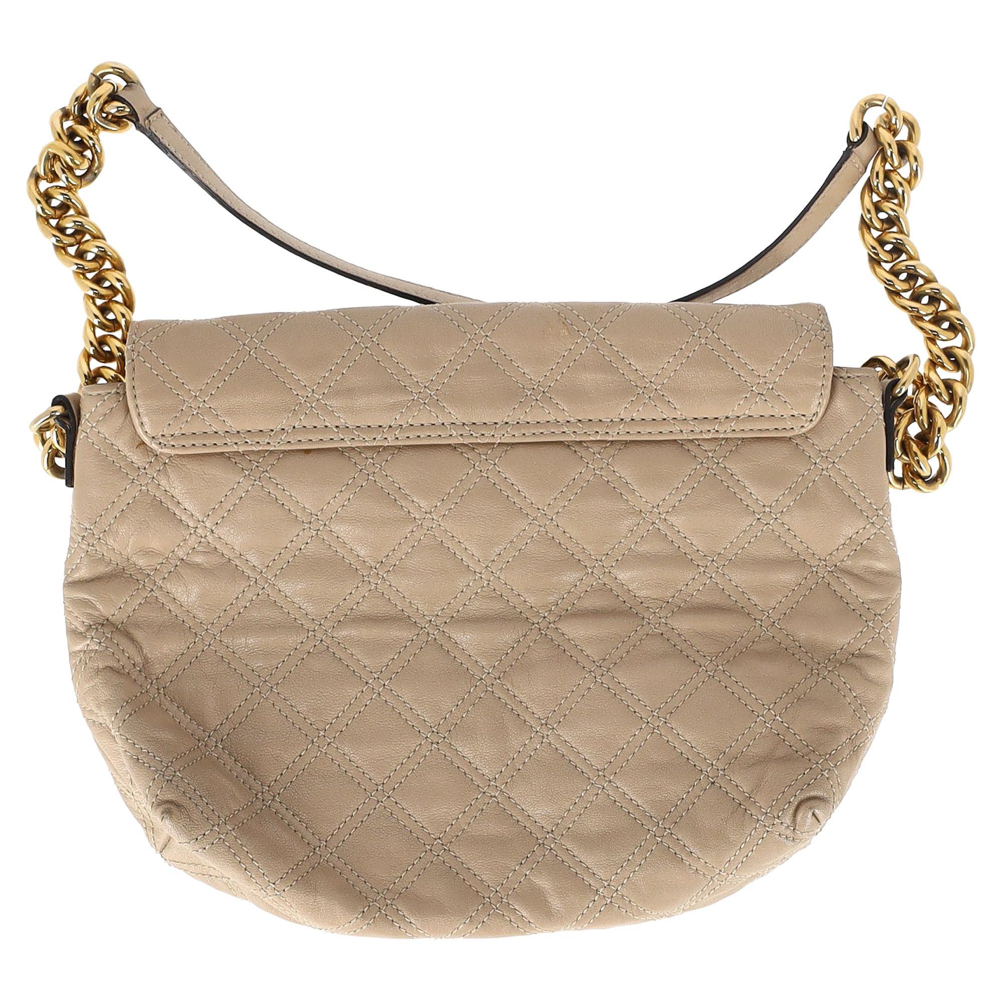 Marc Jacobs Marc Jacobs Quilted Shoulder Bag in Beige Leather Size ONE SIZE - 4 Thumbnail