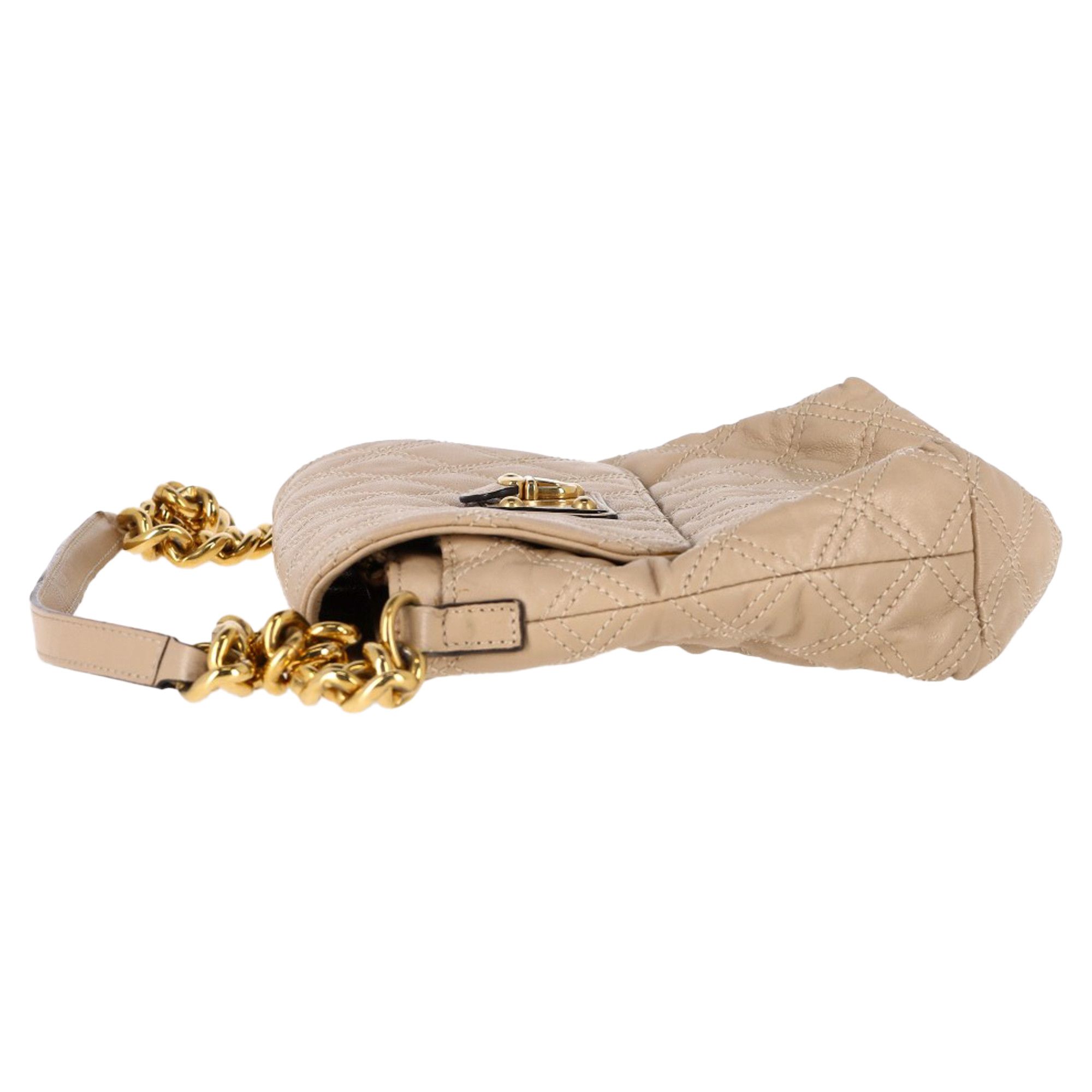 Marc Jacobs Marc Jacobs Quilted Shoulder Bag in Beige Leather Size ONE SIZE - 3 Thumbnail