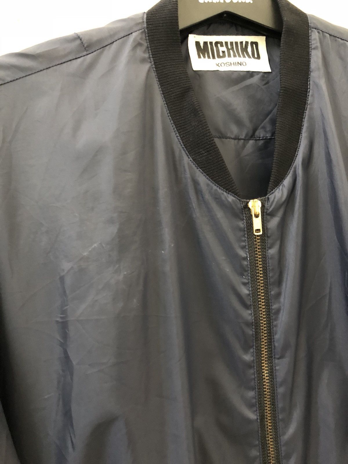 Michiko Koshino × Michiko Koshino London Iconic Vintage Michiko Koshino London Light Bomber Jacket Size US XL / EU 56 / 4 - 4 Thumbnail