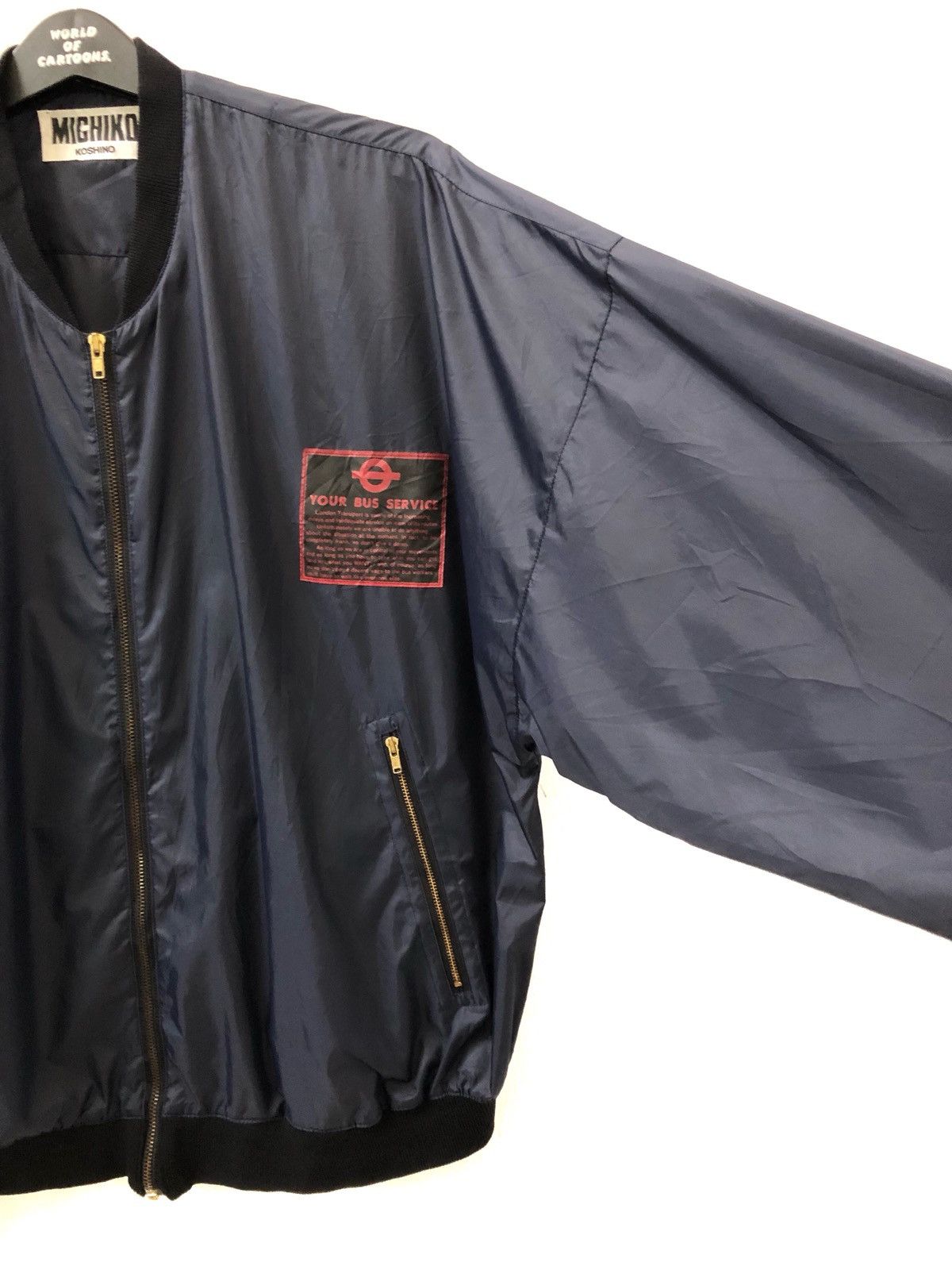 Michiko Koshino × Michiko Koshino London Iconic Vintage Michiko Koshino London Light Bomber Jacket Size US XL / EU 56 / 4 - 6 Thumbnail