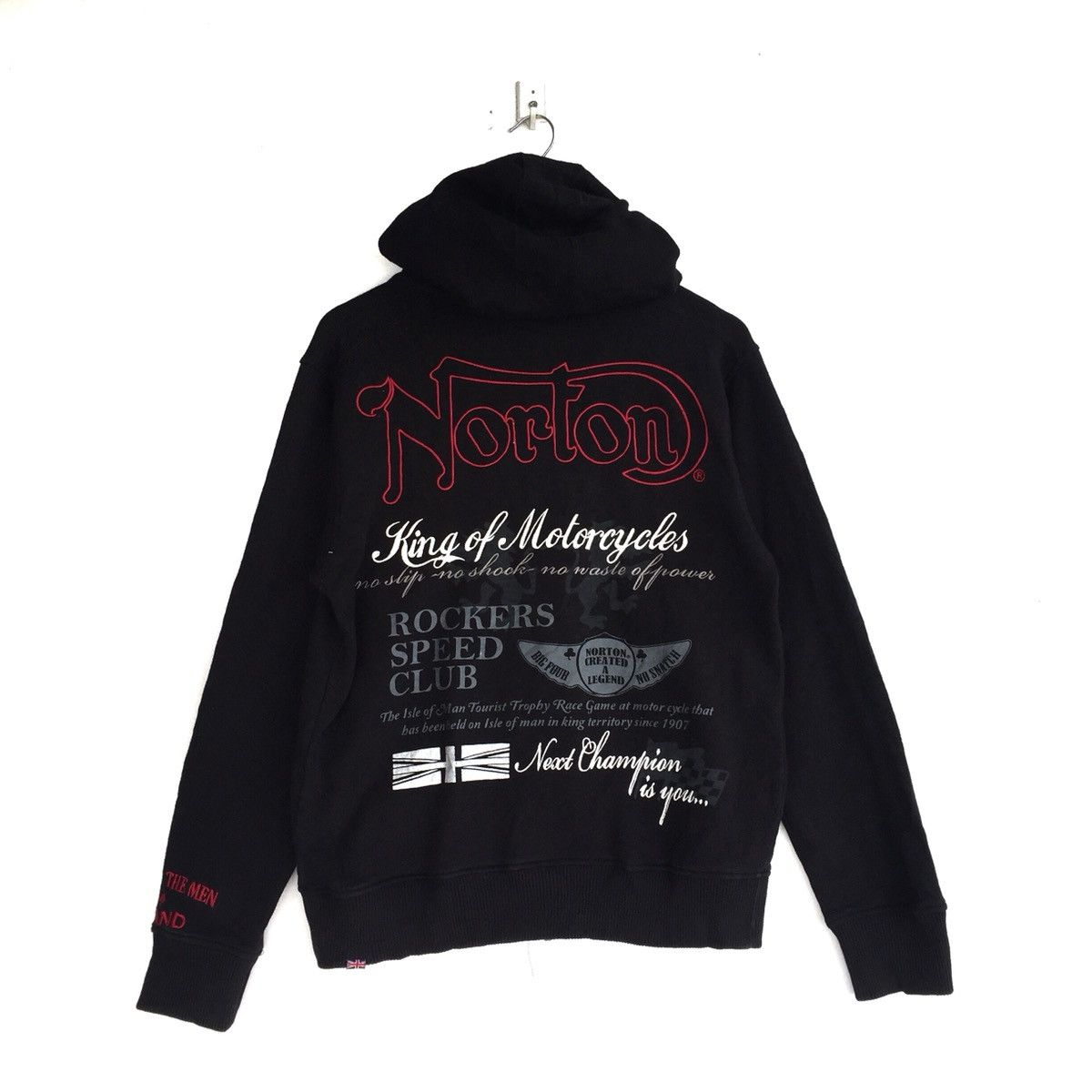 Norton Norton Motorcycles Zipper Sweater Hoodie Size US M / EU 48-50 / 2 - 1 Thumbnail