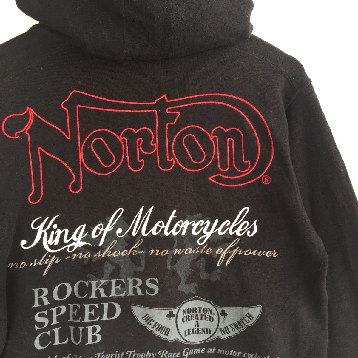 Norton Norton Motorcycles Zipper Sweater Hoodie Size US M / EU 48-50 / 2 - 7 Thumbnail