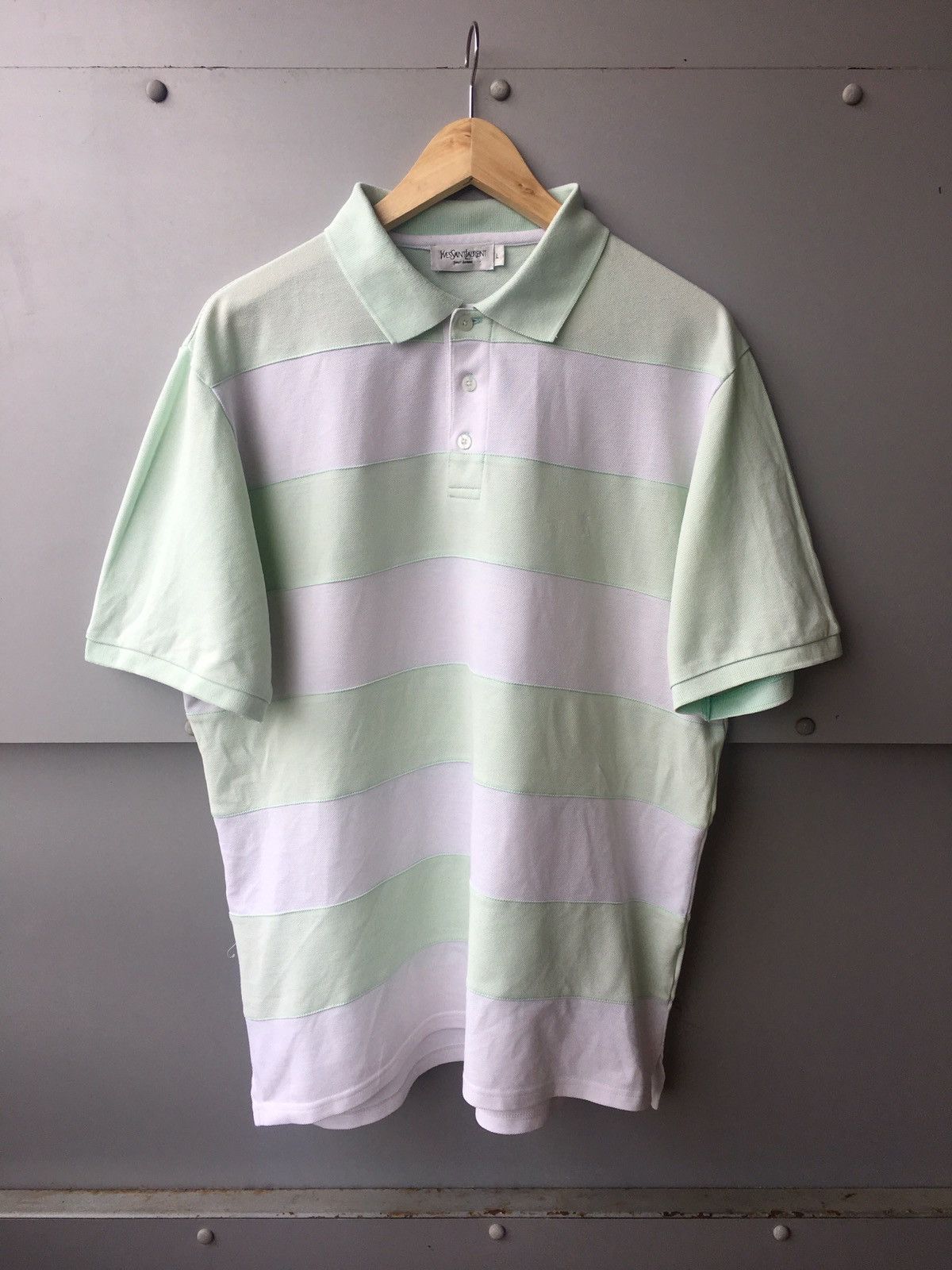 Yves Saint Laurent Yves Saint Laurent striped polo Size US L / EU 52-54 / 3 - 1 Thumbnail