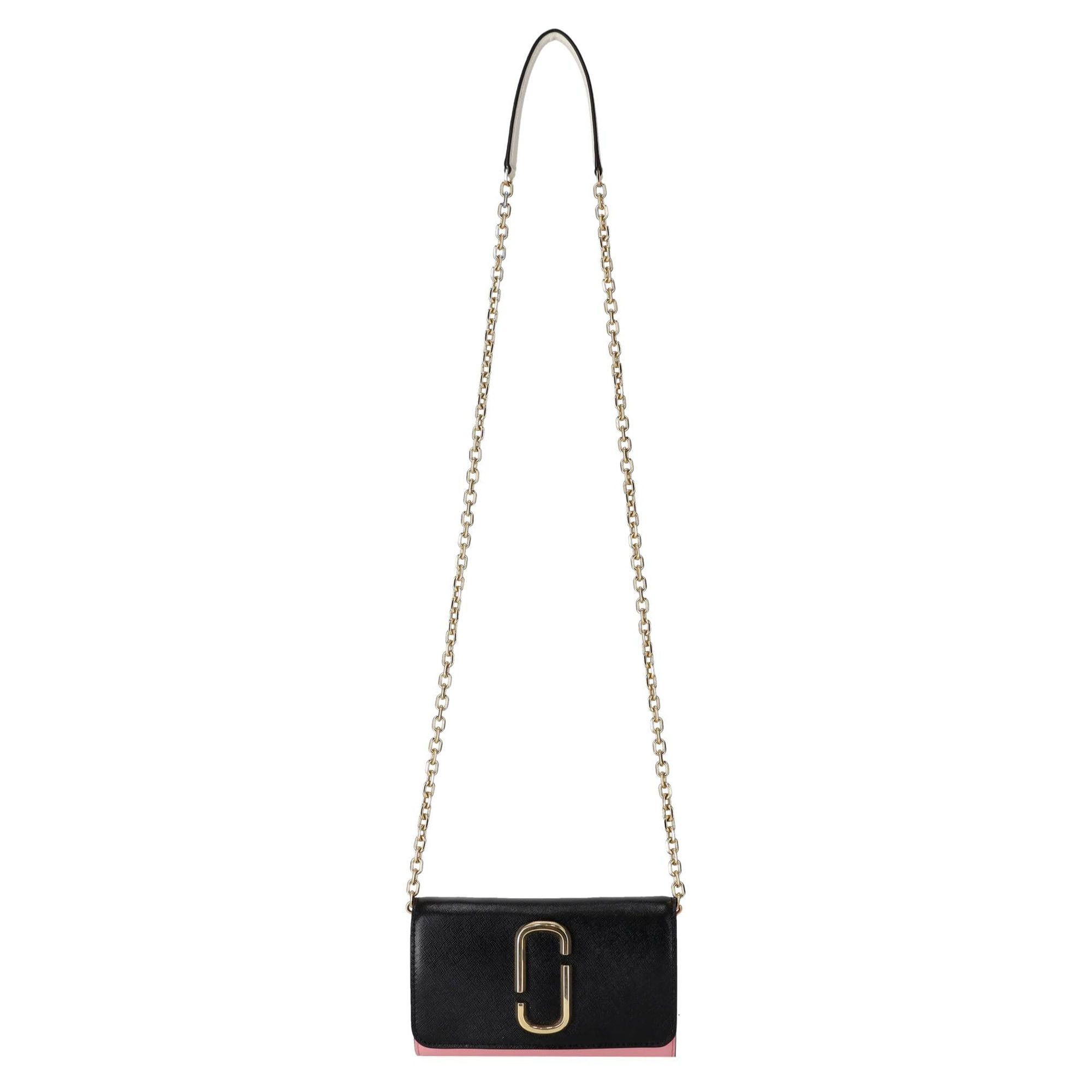 Marc Jacobs Marc Jacobs Snapshot Saffiano Leather Wallet On Chain Size ONE SIZE - 2 Thumbnail