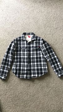 Supreme Pile Lined Plaid Flannel Shirt | Grailed