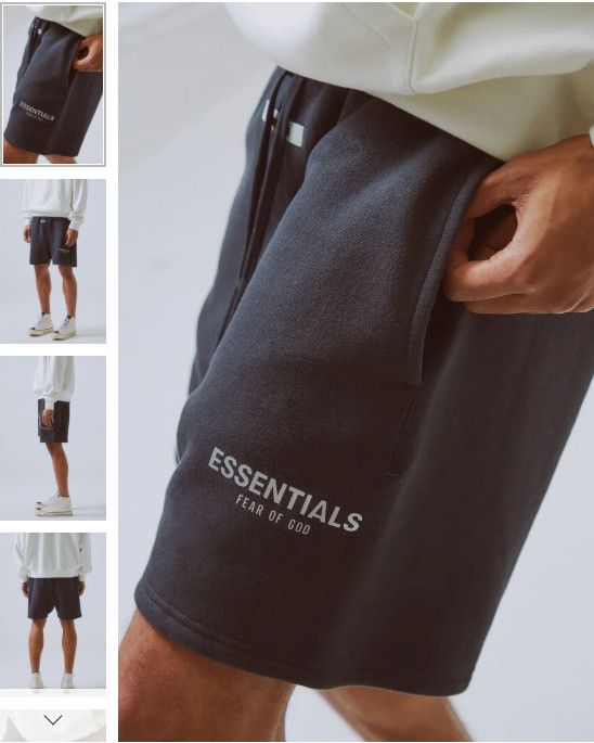 Fear of God × Pacsun FOG - Fear Of God Essentials Sweat Shorts 3M ...
