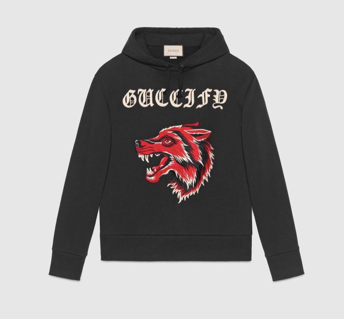 Gucci GUCCI Guccify Wolf Hoodie Sweatshirt NWB Grailed
