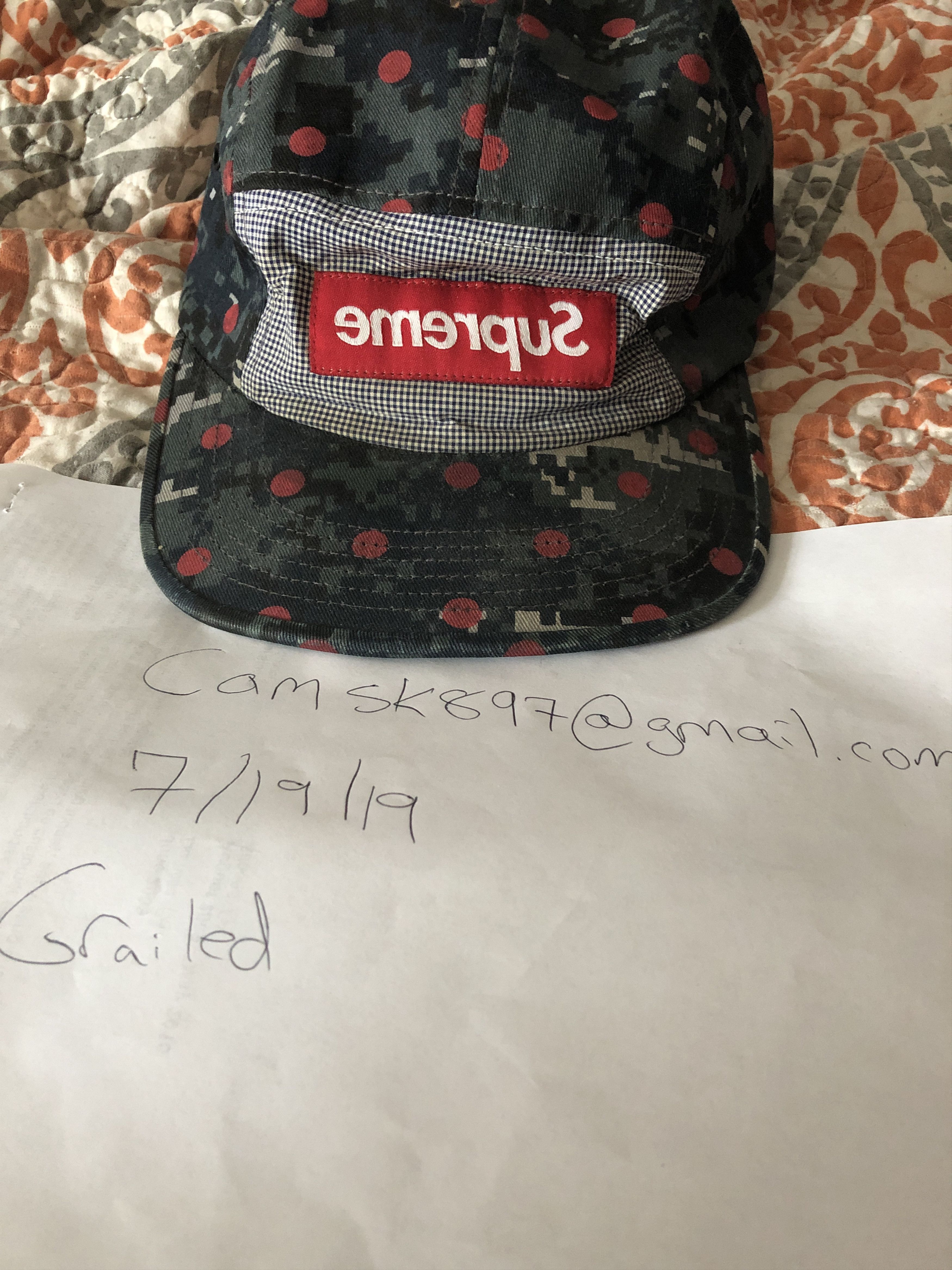 Comme Des Garcons Supreme Camp Hat | Grailed