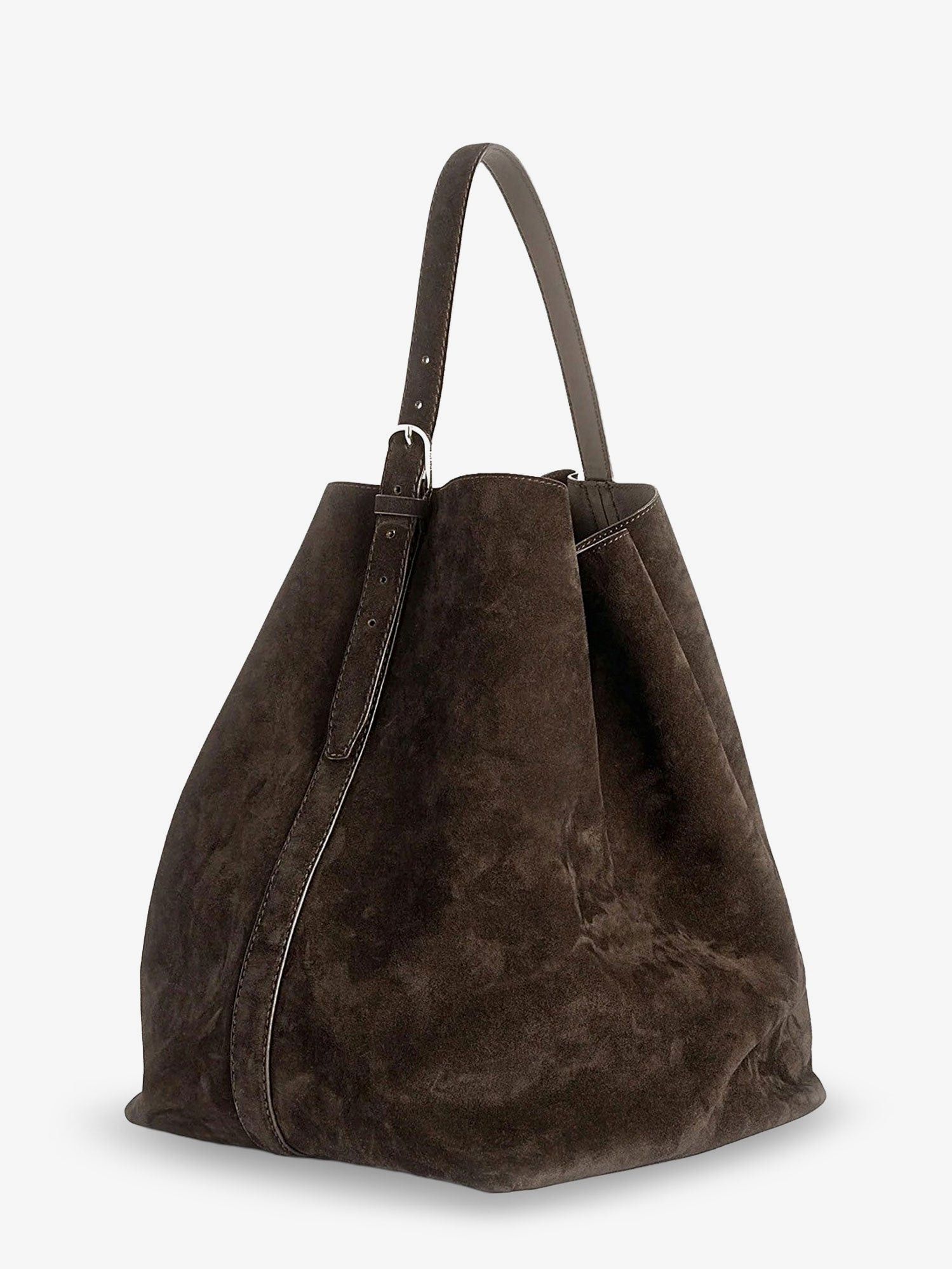 Toteme Suede Belted Tote Shoulder Bag Size ONE SIZE - 5 Thumbnail