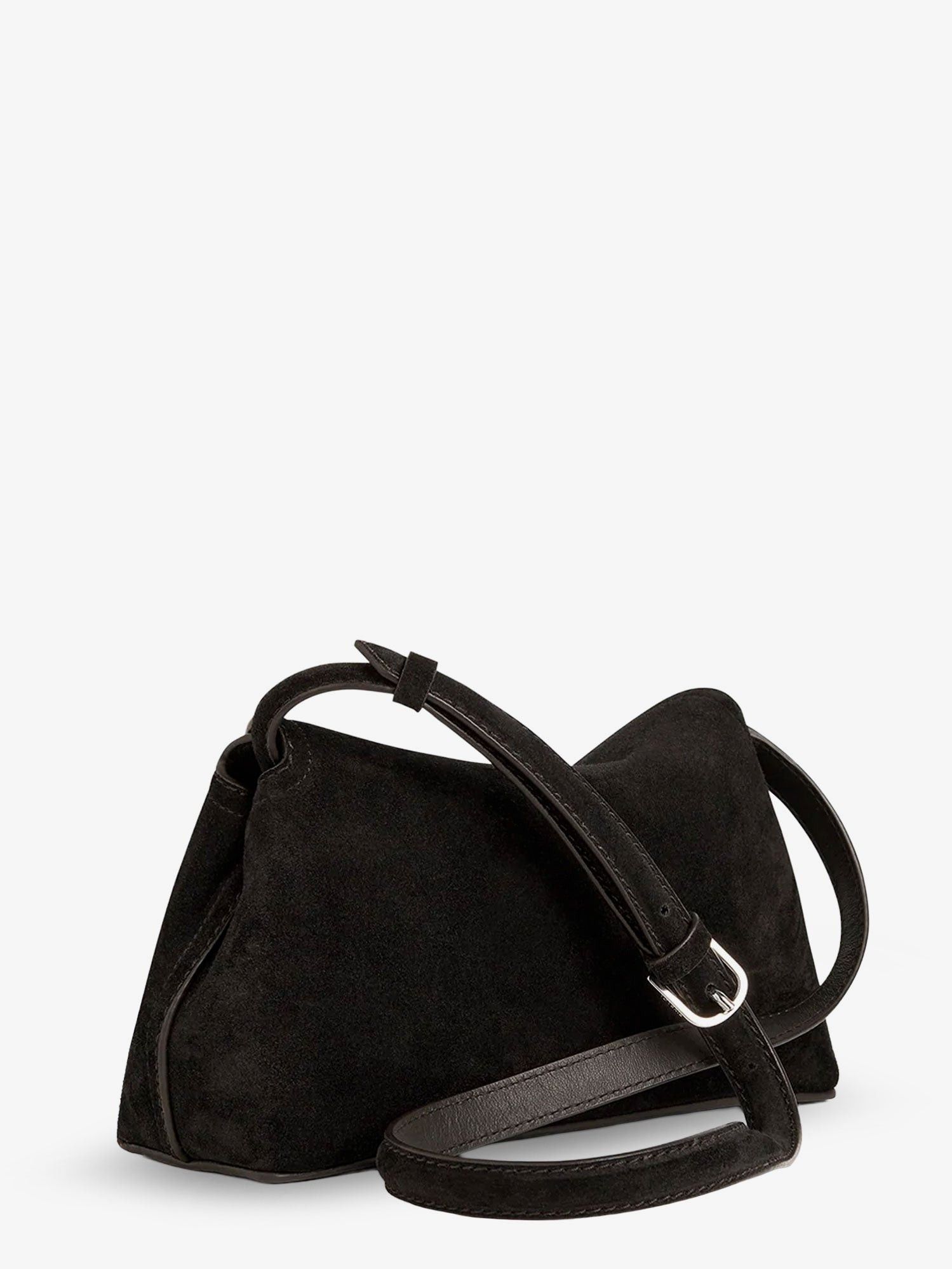 Toteme T-Lock Suede Handbag Size ONE SIZE - 3 Thumbnail