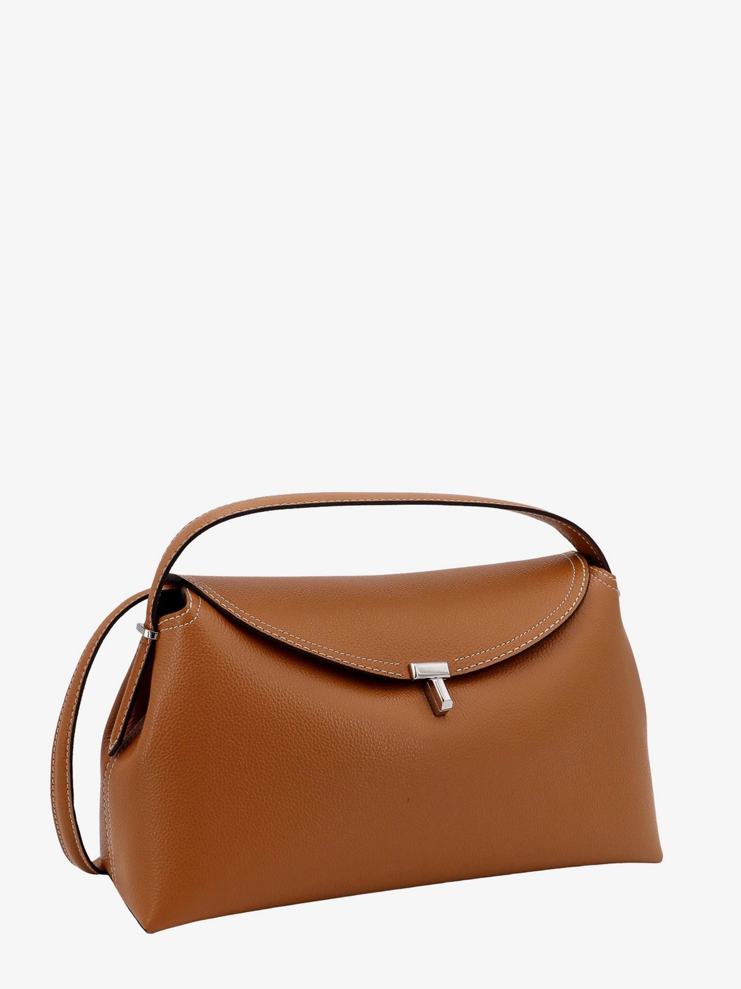 Toteme T-Lock Hammered Leather Handbag Size ONE SIZE - 3 Thumbnail