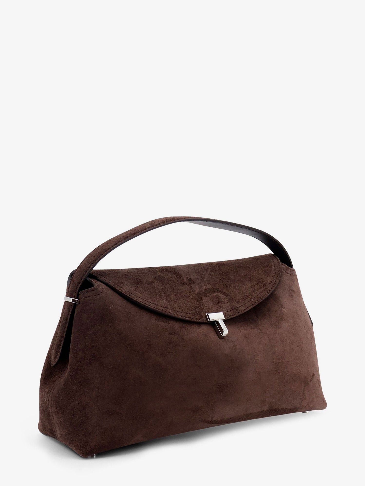 Toteme T-Lock Suede Handbag Size ONE SIZE - 3 Thumbnail