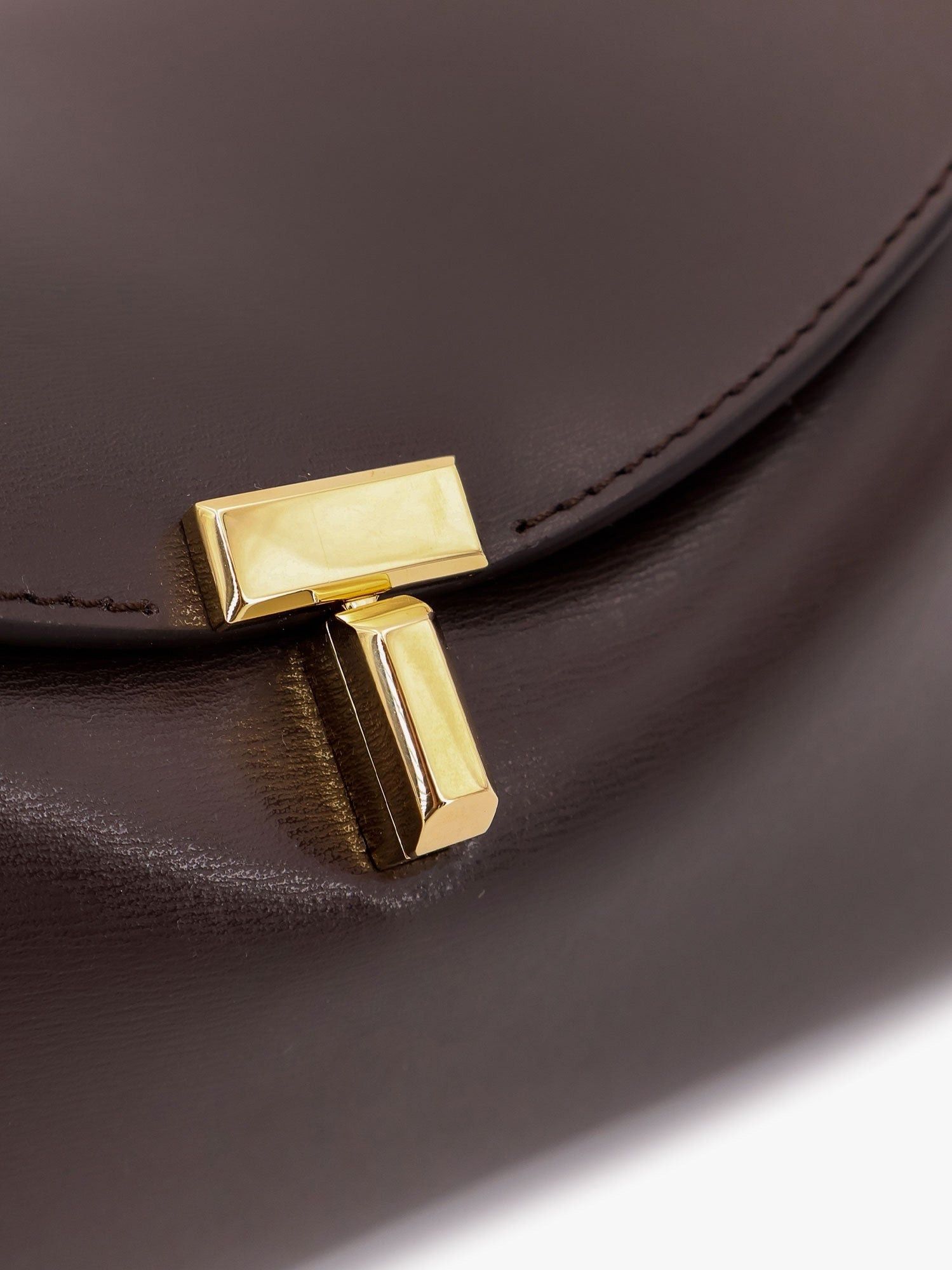 Toteme T-Lock Clutch Leather Crossbody Bag Size ONE SIZE - 5 Thumbnail