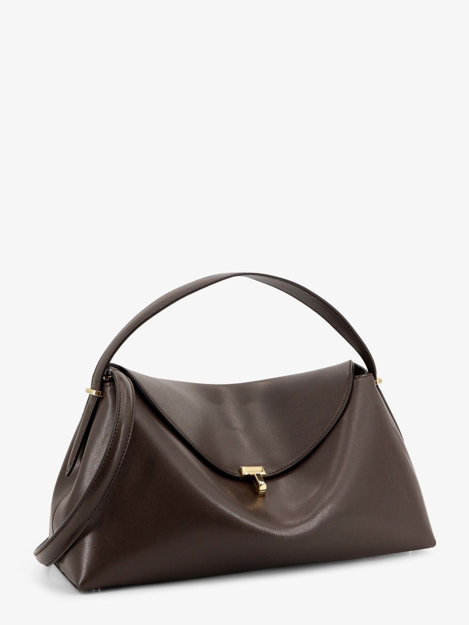 Toteme T-Lock Leather Handbag Size ONE SIZE - 4 Thumbnail