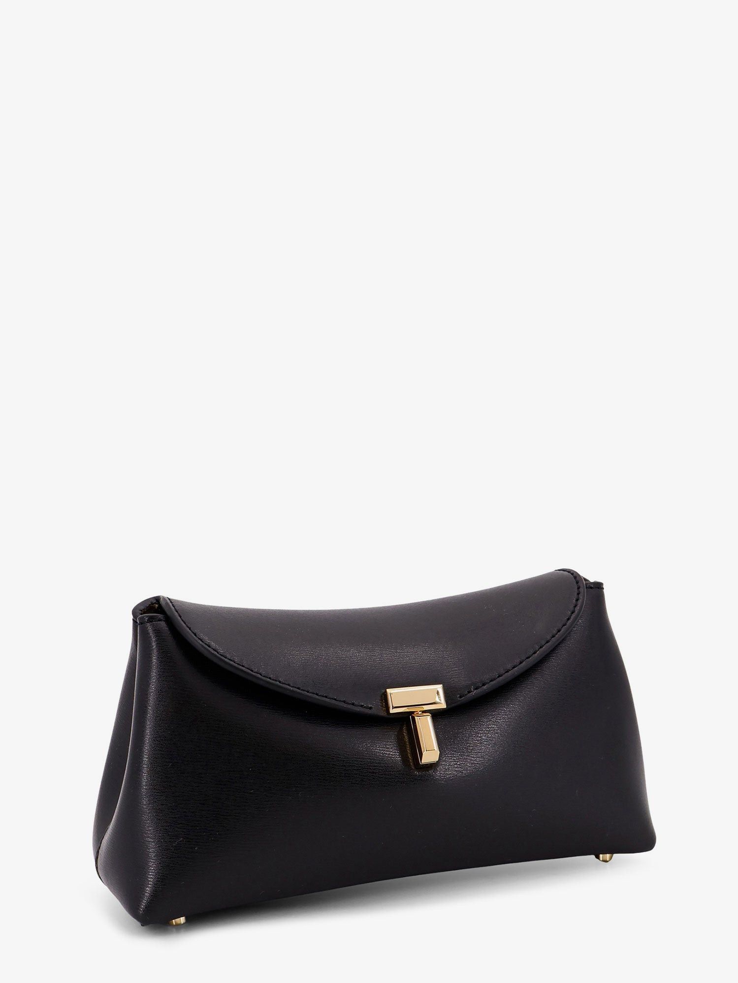 Toteme Mini T-Lock Leather Clutch Size ONE SIZE - 4 Thumbnail