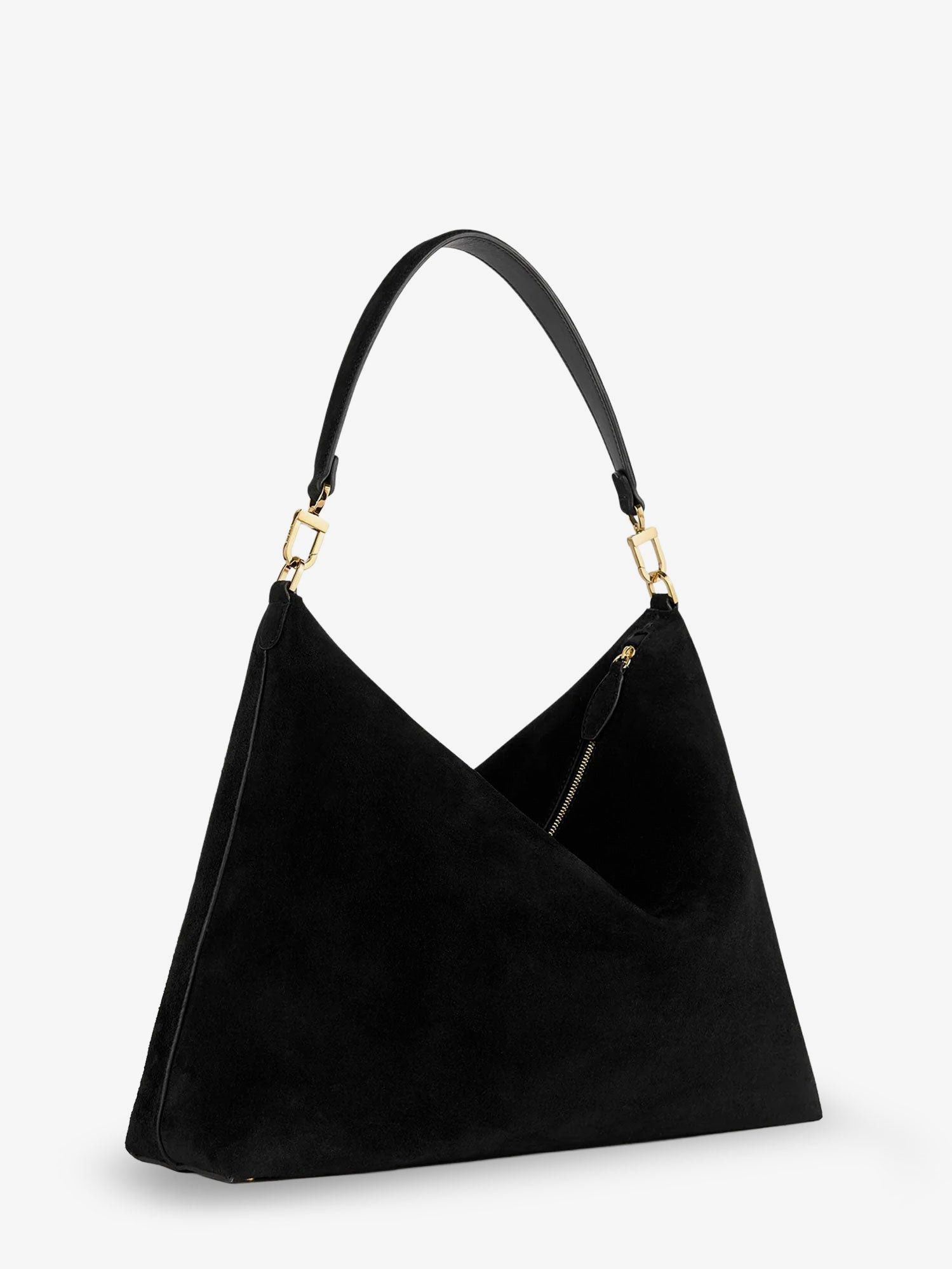 Toteme Medium Bevel Suede Shoulder Bag Size ONE SIZE - 3 Thumbnail