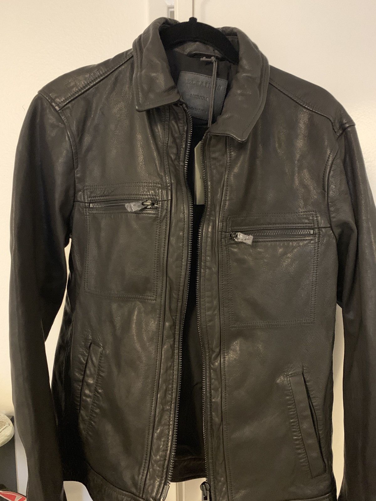 Lark leather jacket all saints best sale