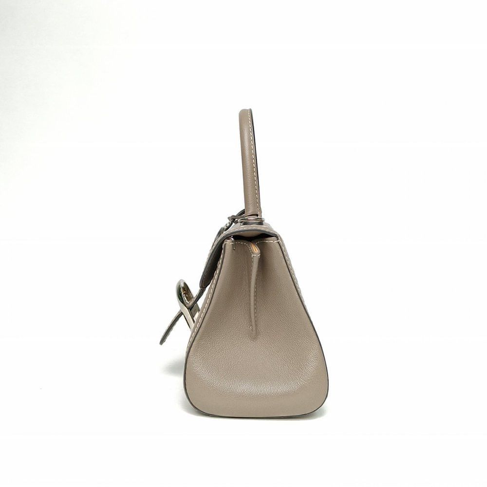 Delvaux Delvaux Brillant Mini Leather Handbag Gray Size ONE SIZE - 5 Thumbnail