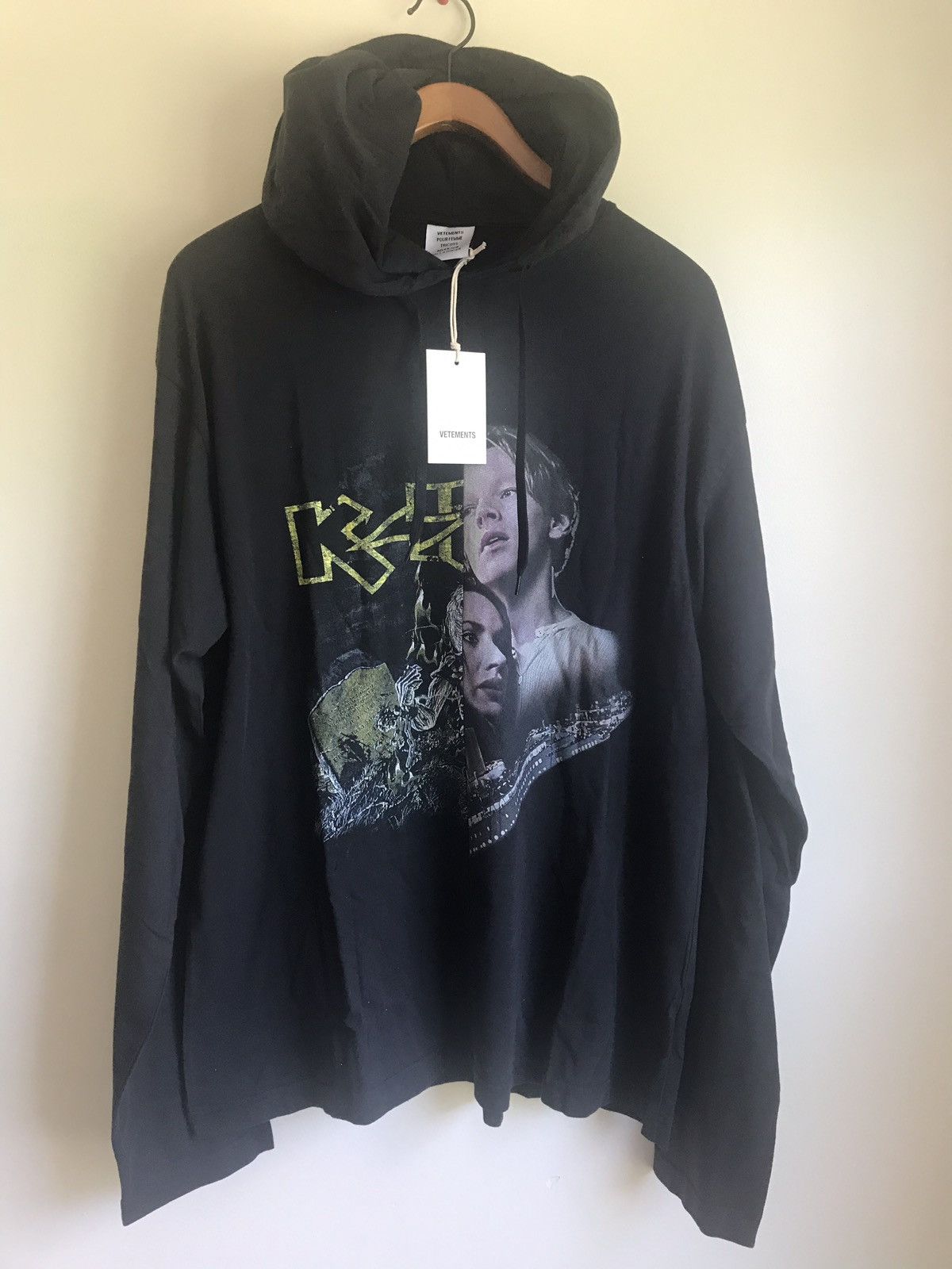 Vetements titanic split hoodie hot sale