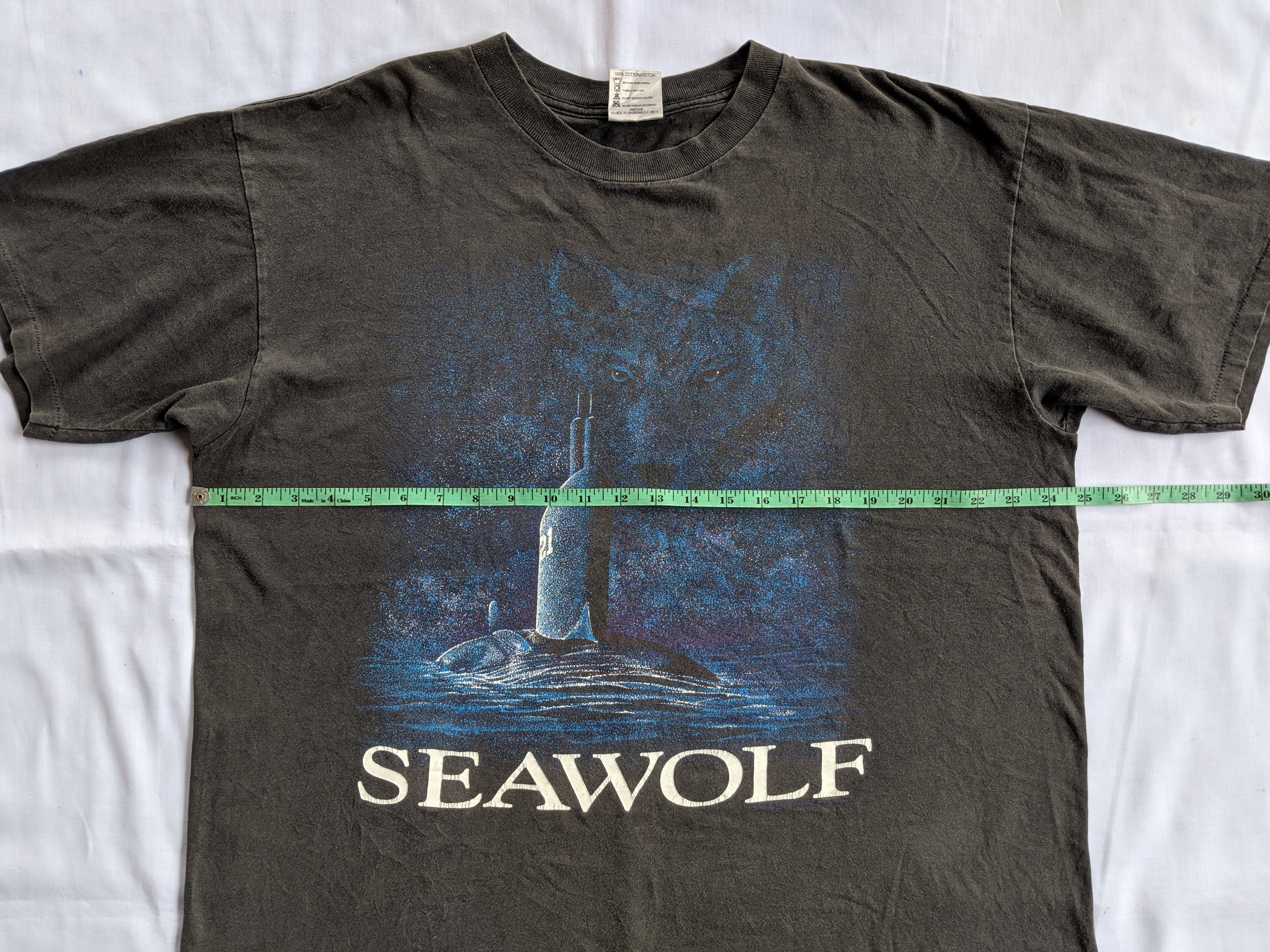 Vintage Vintage animal tee/habitat seawolf big print shirt Size US XL / EU 56 / 4 - 4 Thumbnail