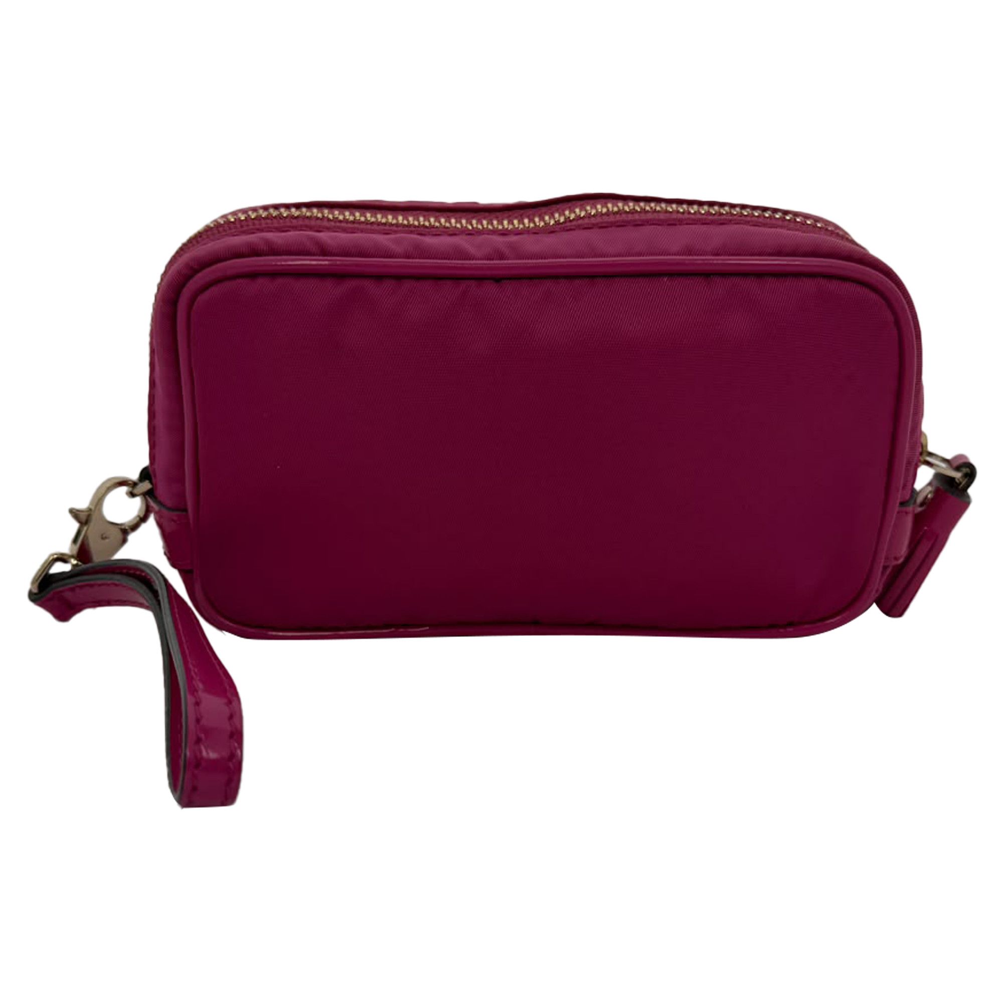 Anya Hindmarch Anya Hindmarch Zipped Camera Pouch Bag in Pink Nylon Size ONE SIZE - 2 Thumbnail