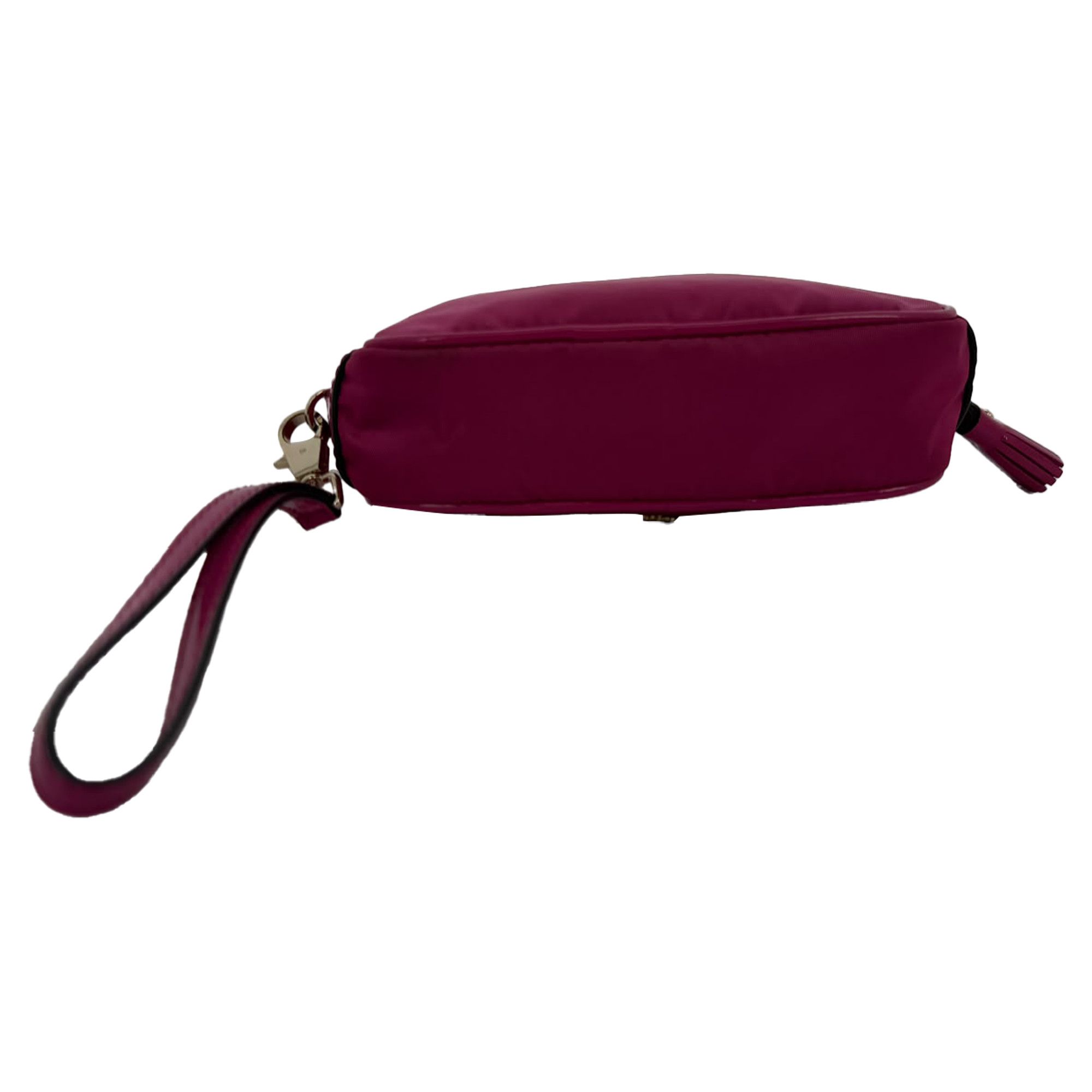 Anya Hindmarch Anya Hindmarch Zipped Camera Pouch Bag in Pink Nylon Size ONE SIZE - 3 Thumbnail