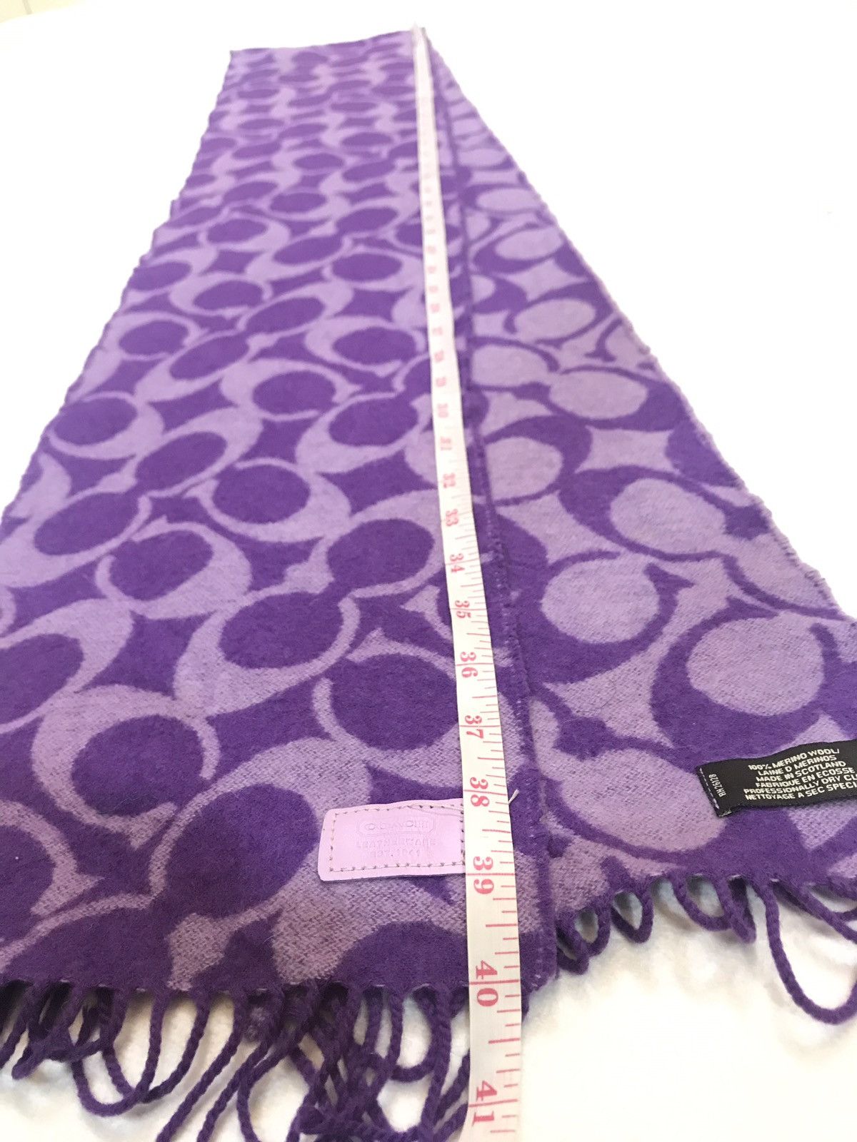 Coach × Other Authentic Monogram Coach Scarf Size ONE SIZE - 5 Thumbnail