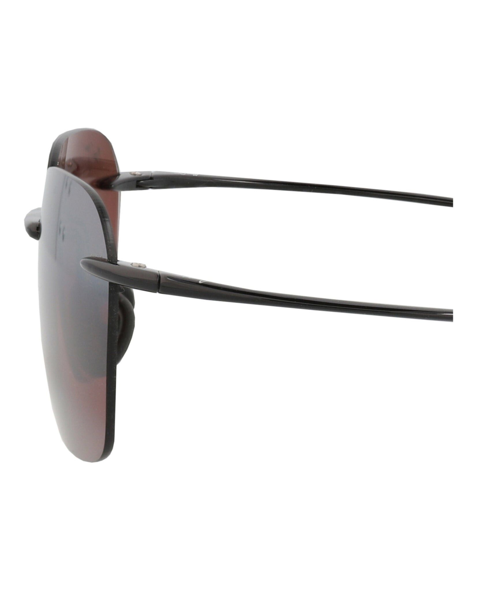 Square-Frame Nylon Sunglasses in Black, Men's — image 4 of 4
