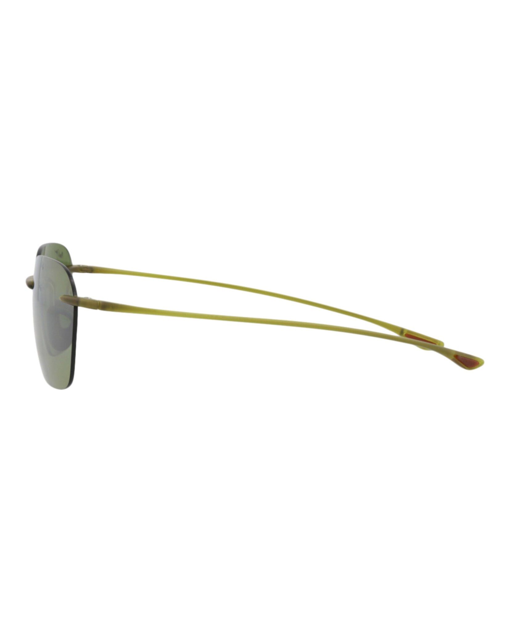 Square-Frame Injection Sunglasses in Green, Men's — image 3 of 4
