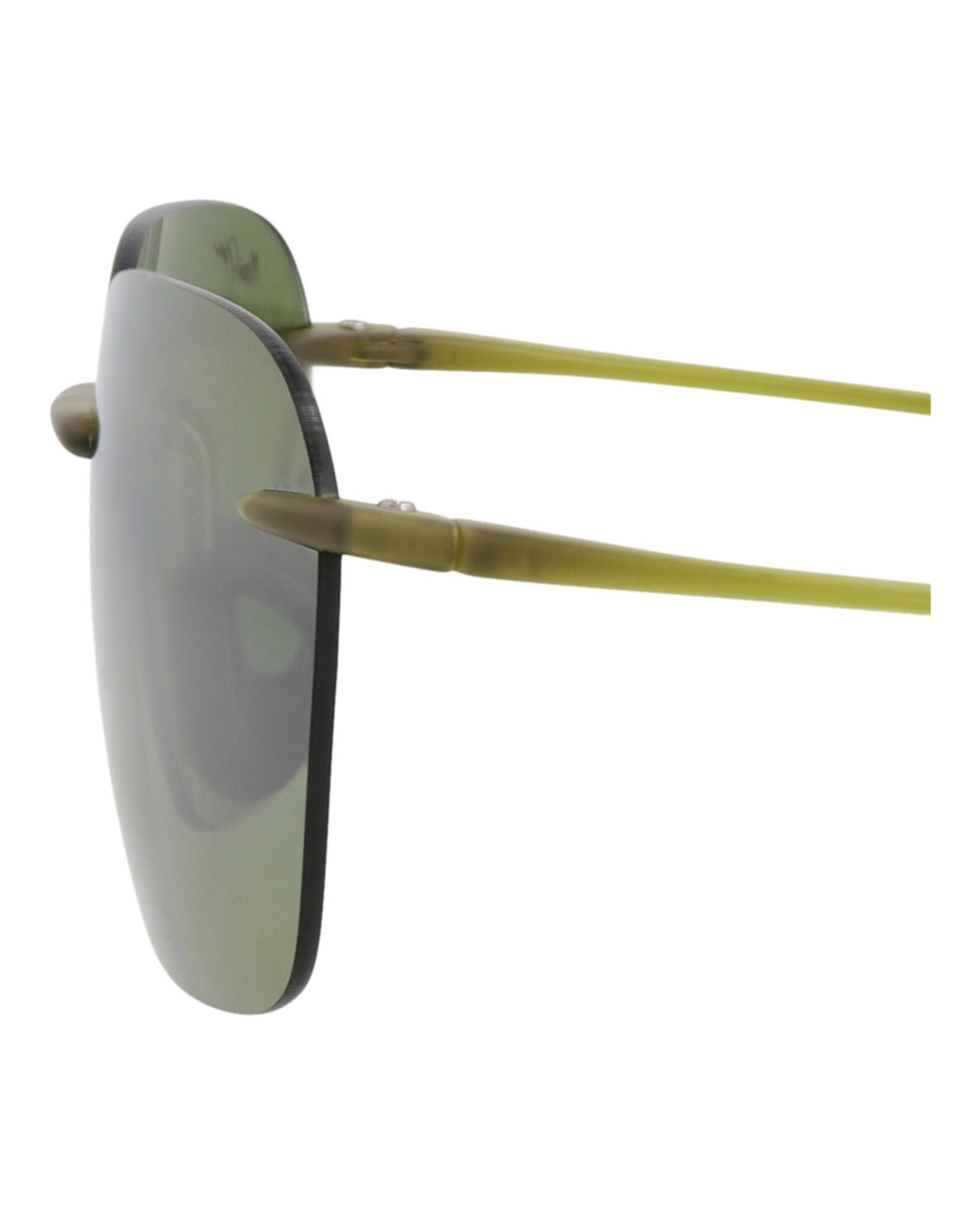 Square-Frame Injection Sunglasses in Green, Men's — image 4 of 4