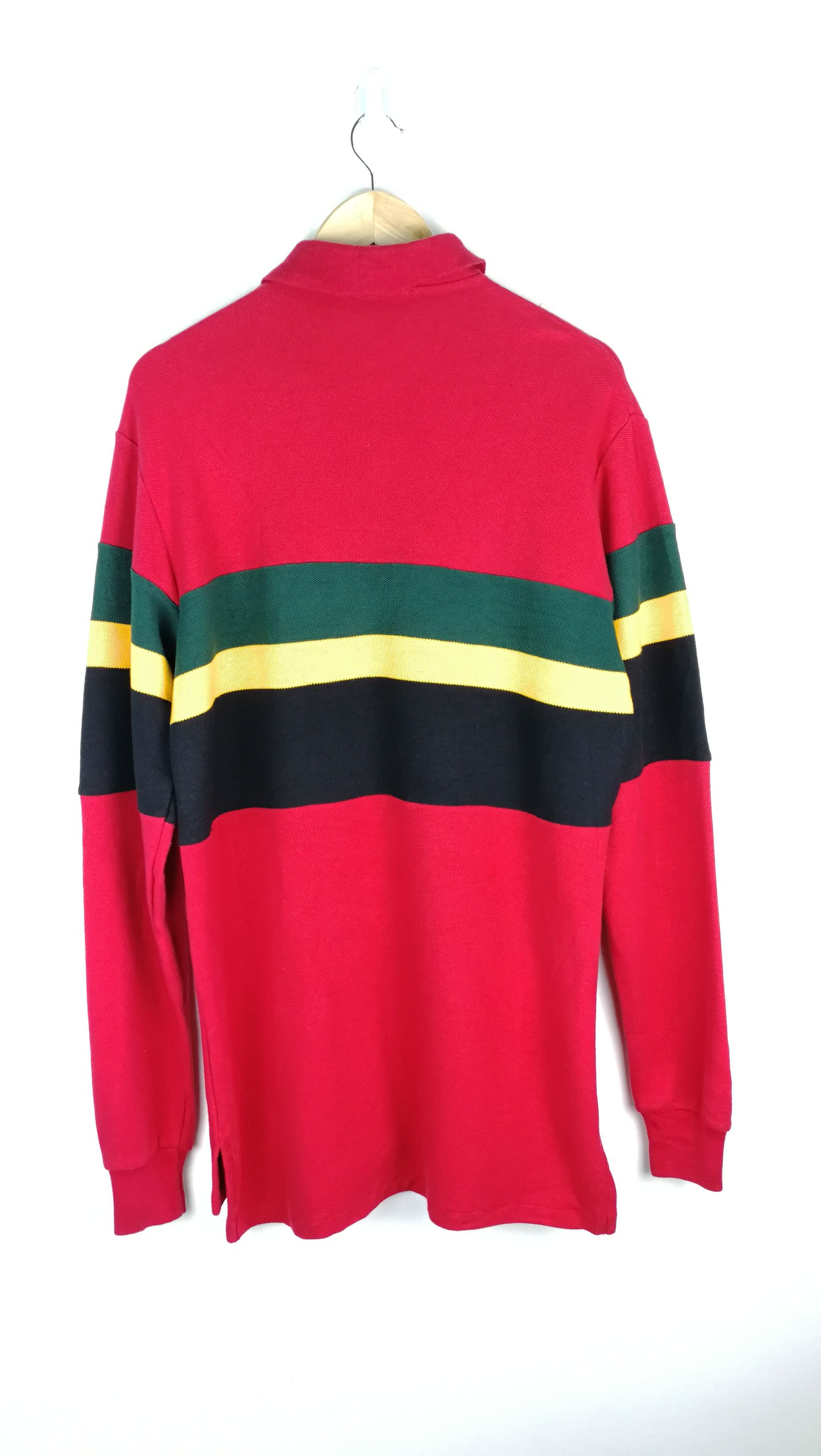 Vintage Vintage Polo Ralph Lauren small pony Striped Collar Shirt Size US L / EU 52-54 / 3 - 4 Thumbnail