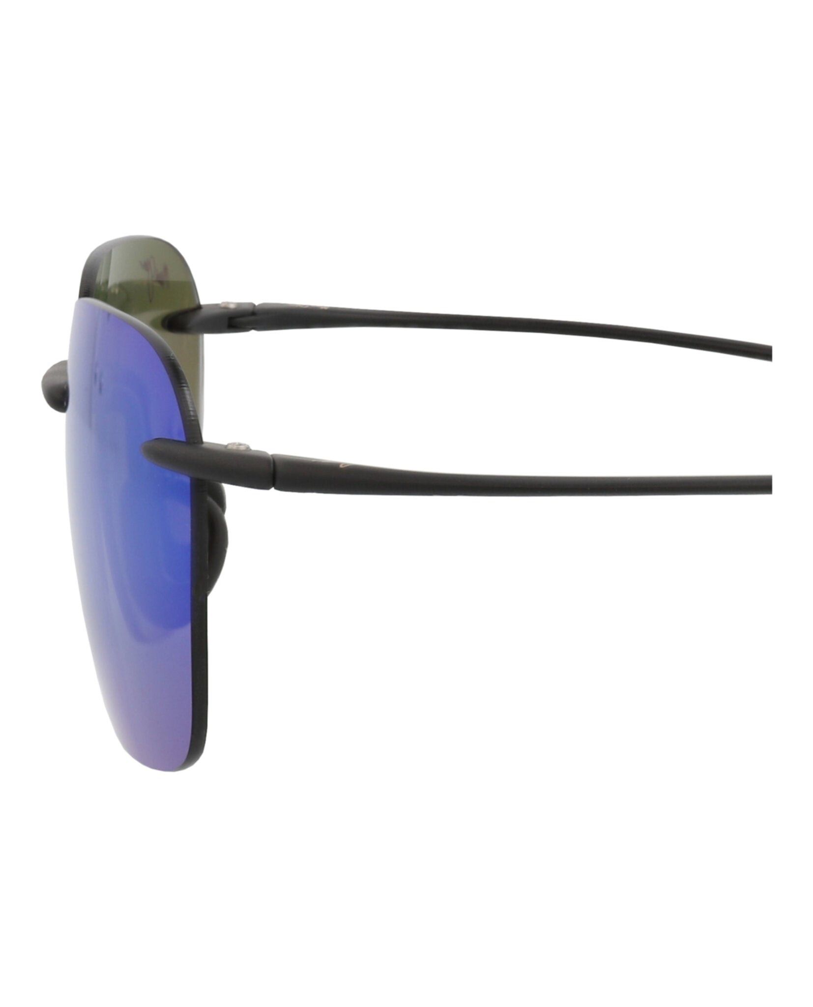 Square-Frame Nylon Sunglasses in Black, Men's — image 4 of 4