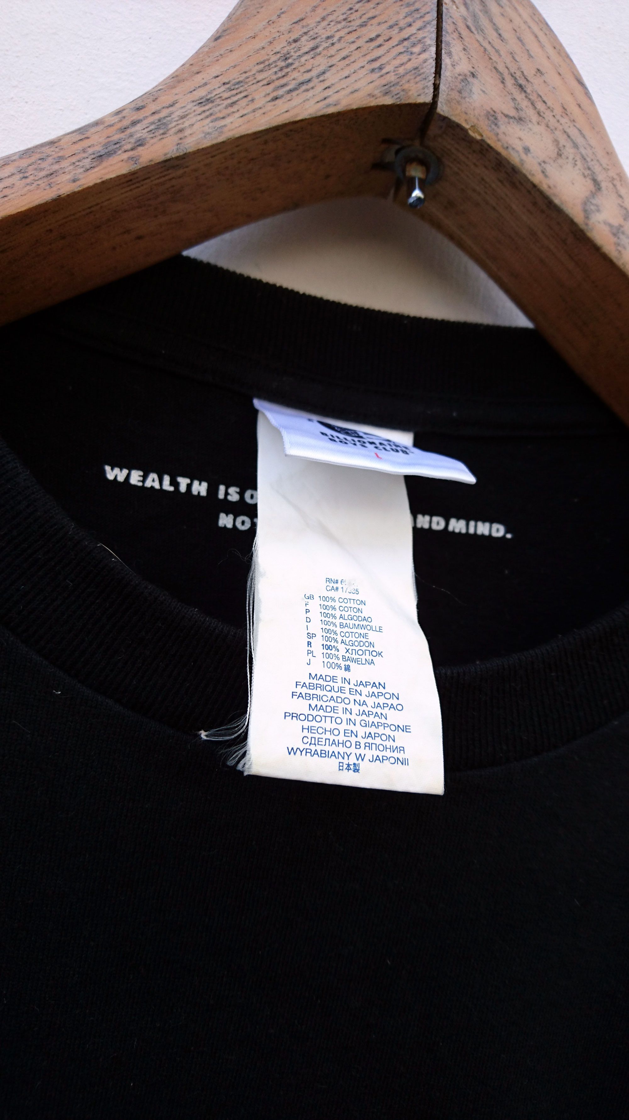 BBC Billionare Boys Club Made in Japan Single Stitch Pharrell Nigo