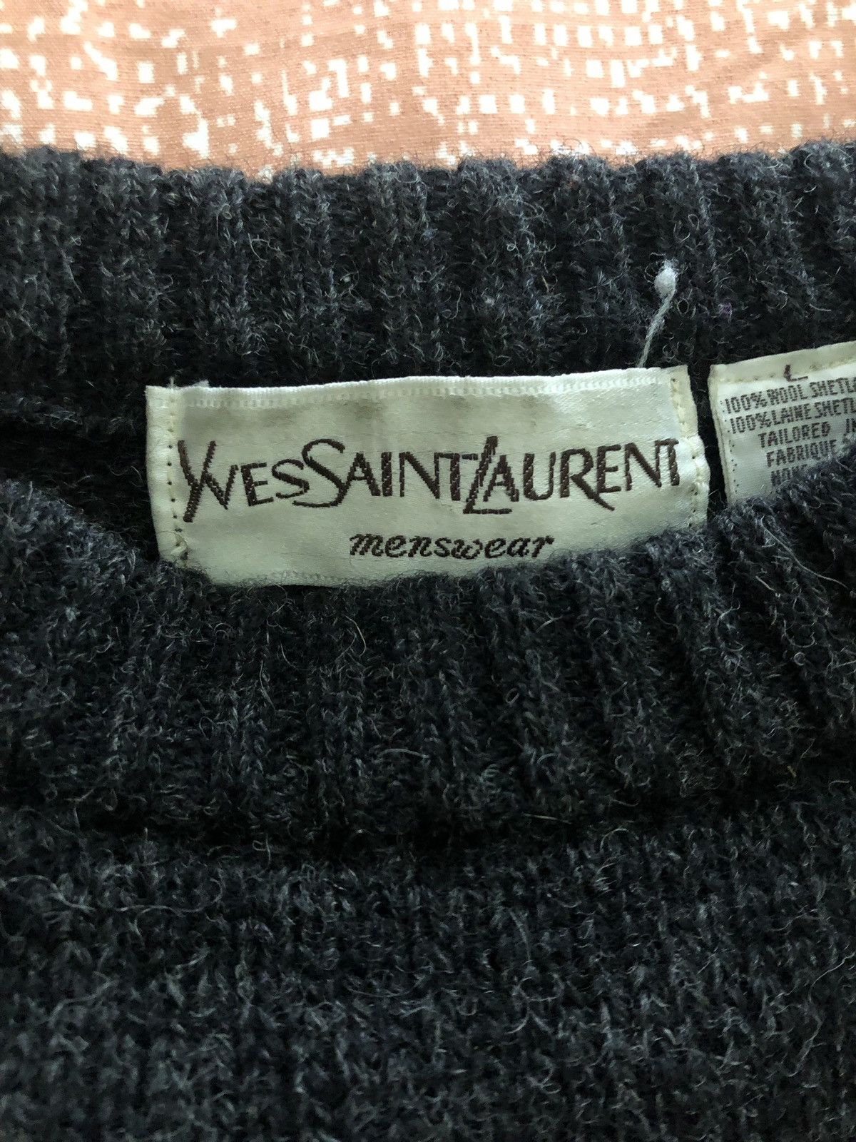 Vintage Yves Saint Laurent Sweater YSL Tops