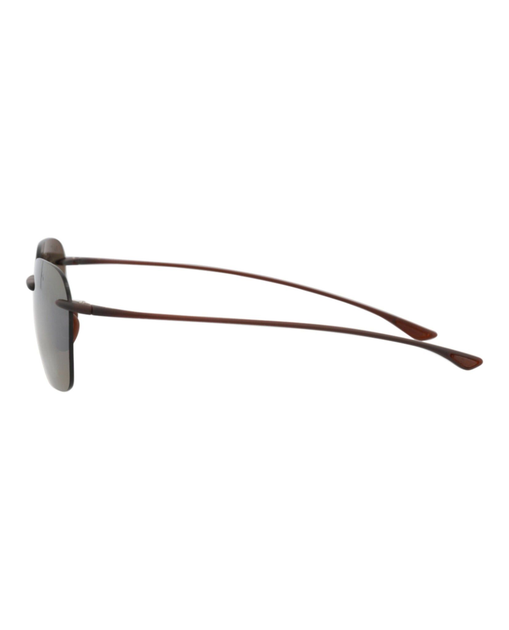 Square-Frame Nylon Sunglasses in Brown, Men's — image 3 of 4