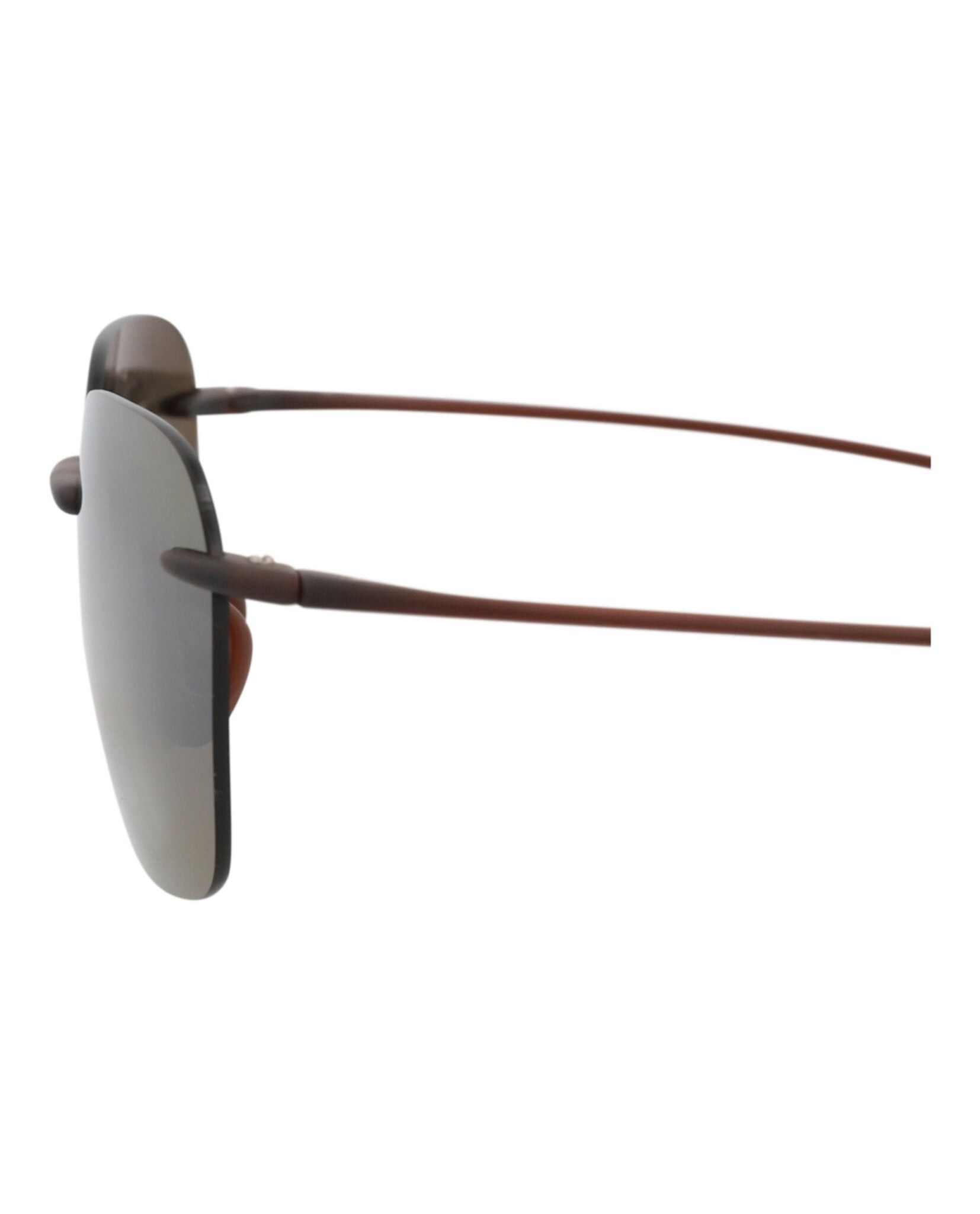 Square-Frame Nylon Sunglasses in Brown, Men's — image 4 of 4