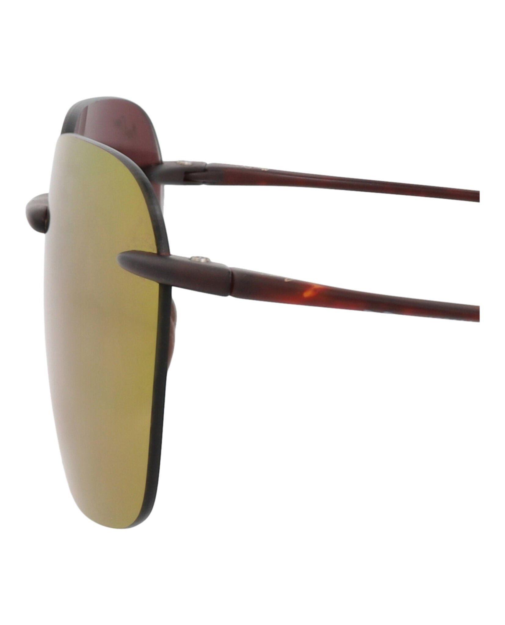 Square-Frame Injected Sunglasses in Brown, Men's — image 4 of 4