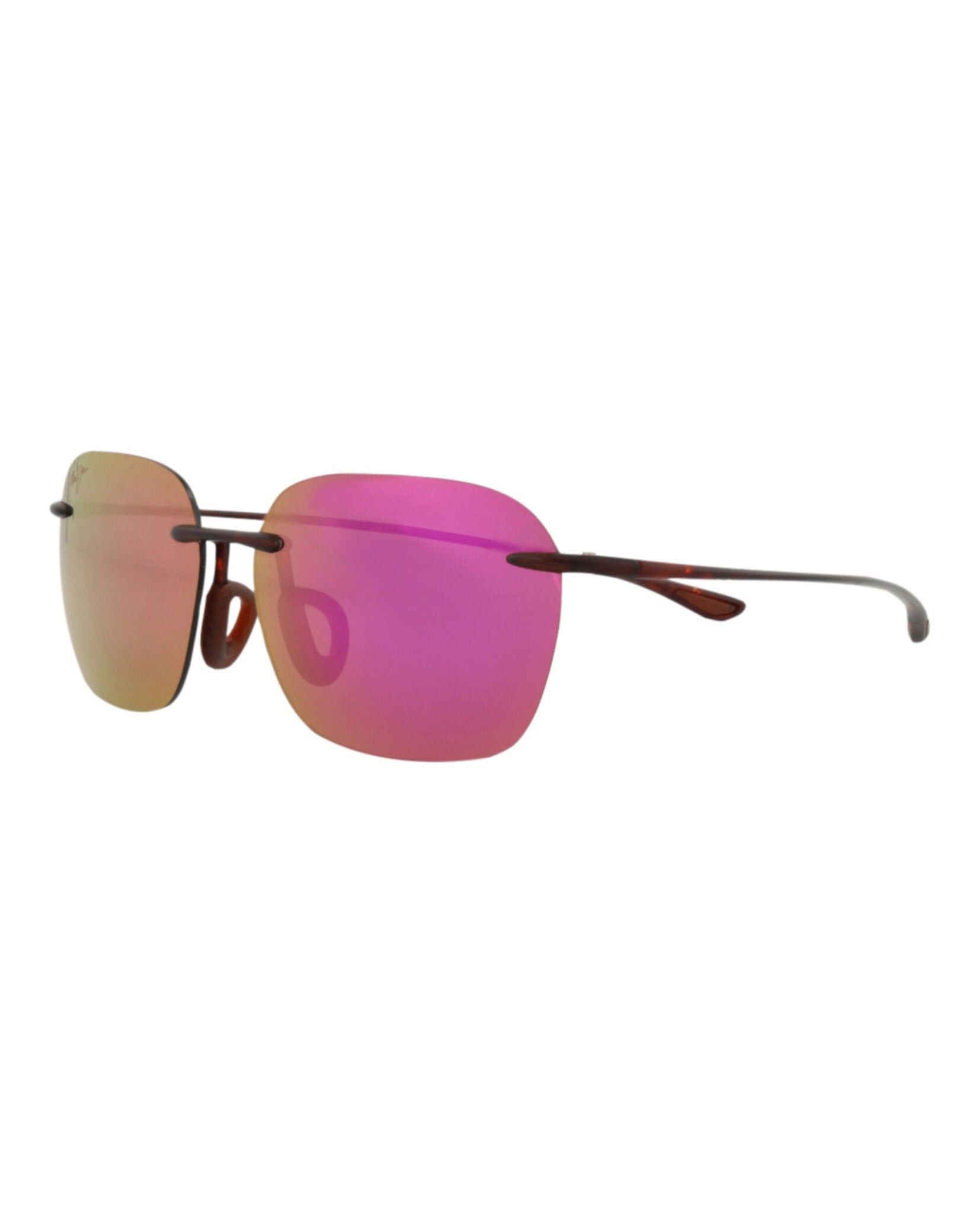 Square-Frame Injected Sunglasses in Brown, Men's — image 2 of 4